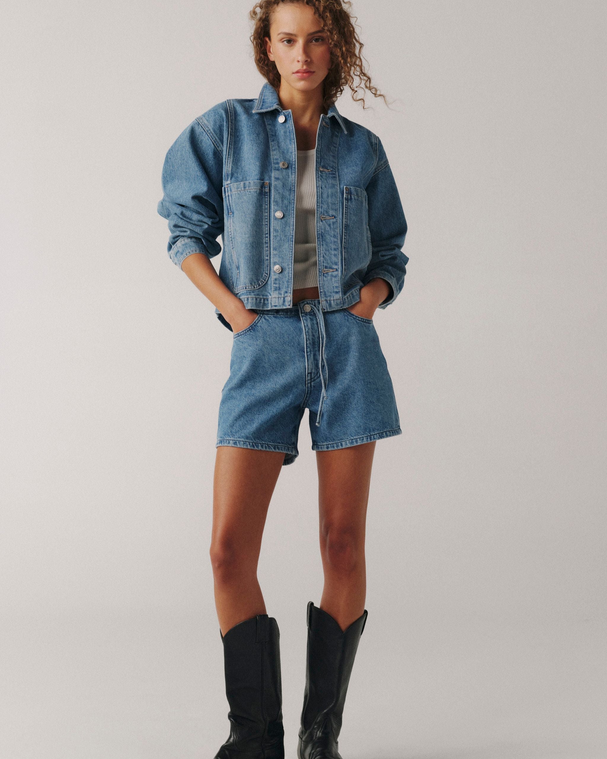 WARP + WEFT THE BIG EASY RELAXED SHORTS - CLEO