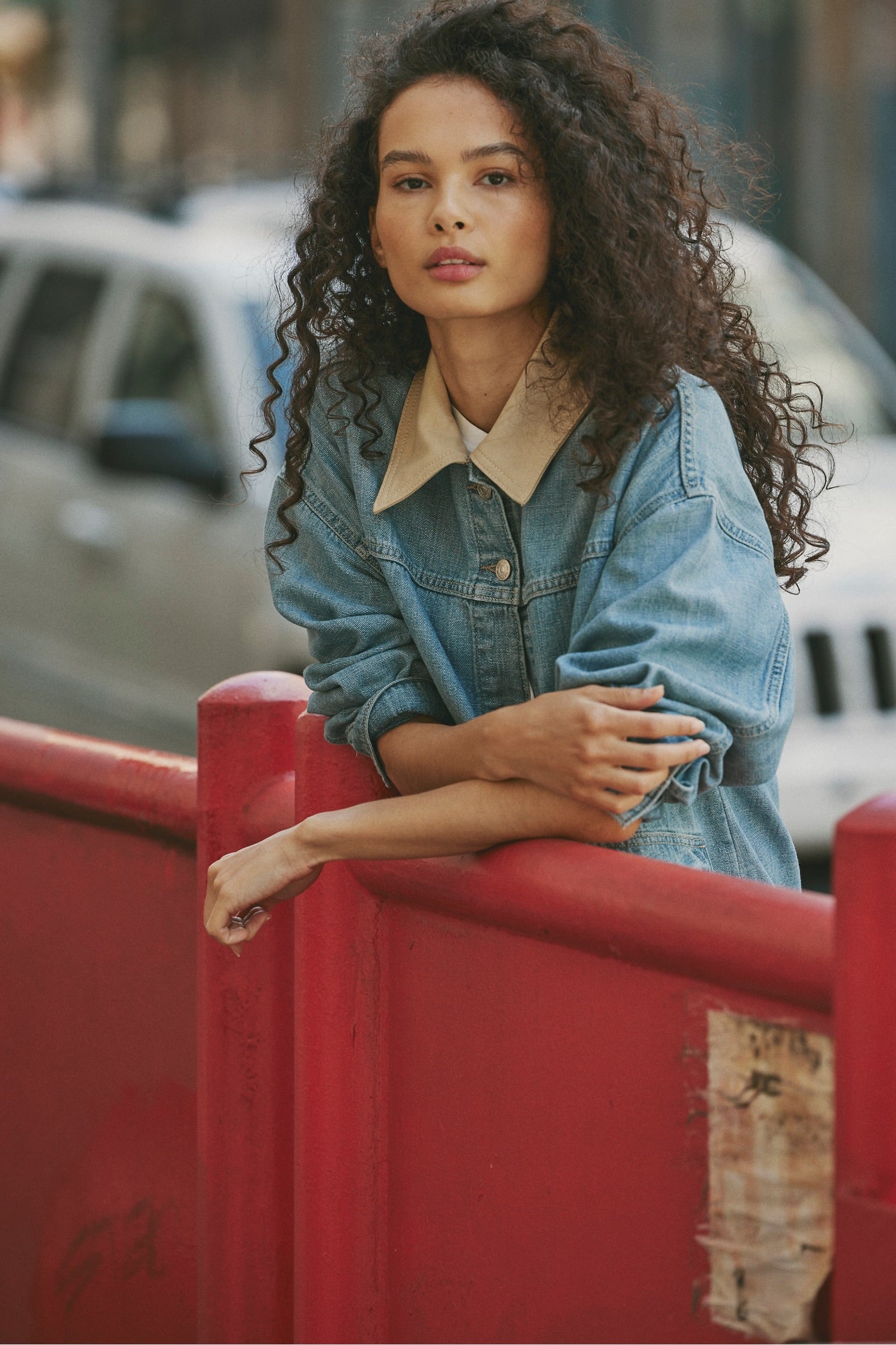 FREE PEOPLE LEMON DENIM JACKET - BERRY BLUES