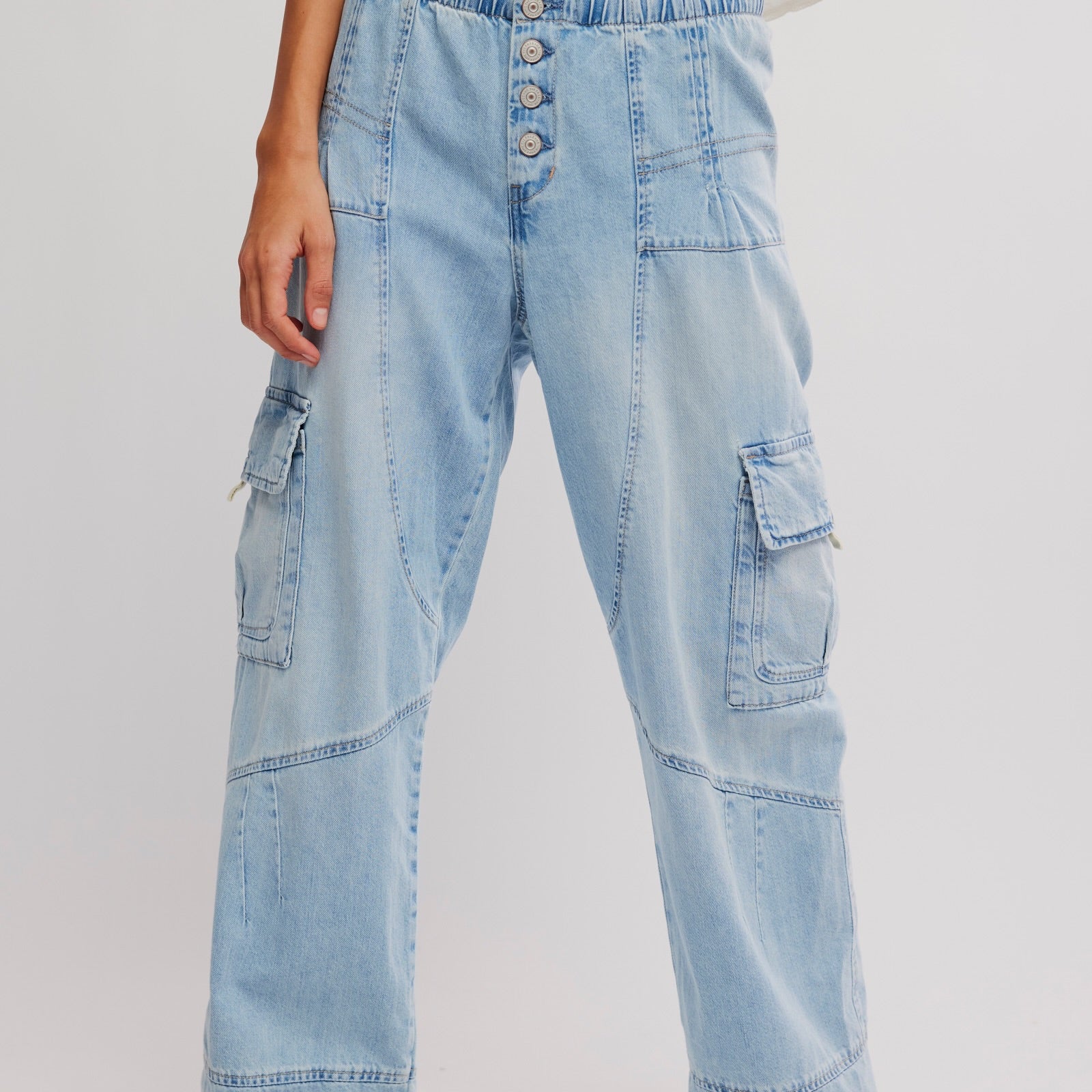 FREE PEOPLE WALLFLOWER PULL ON PANT - VICTORIA