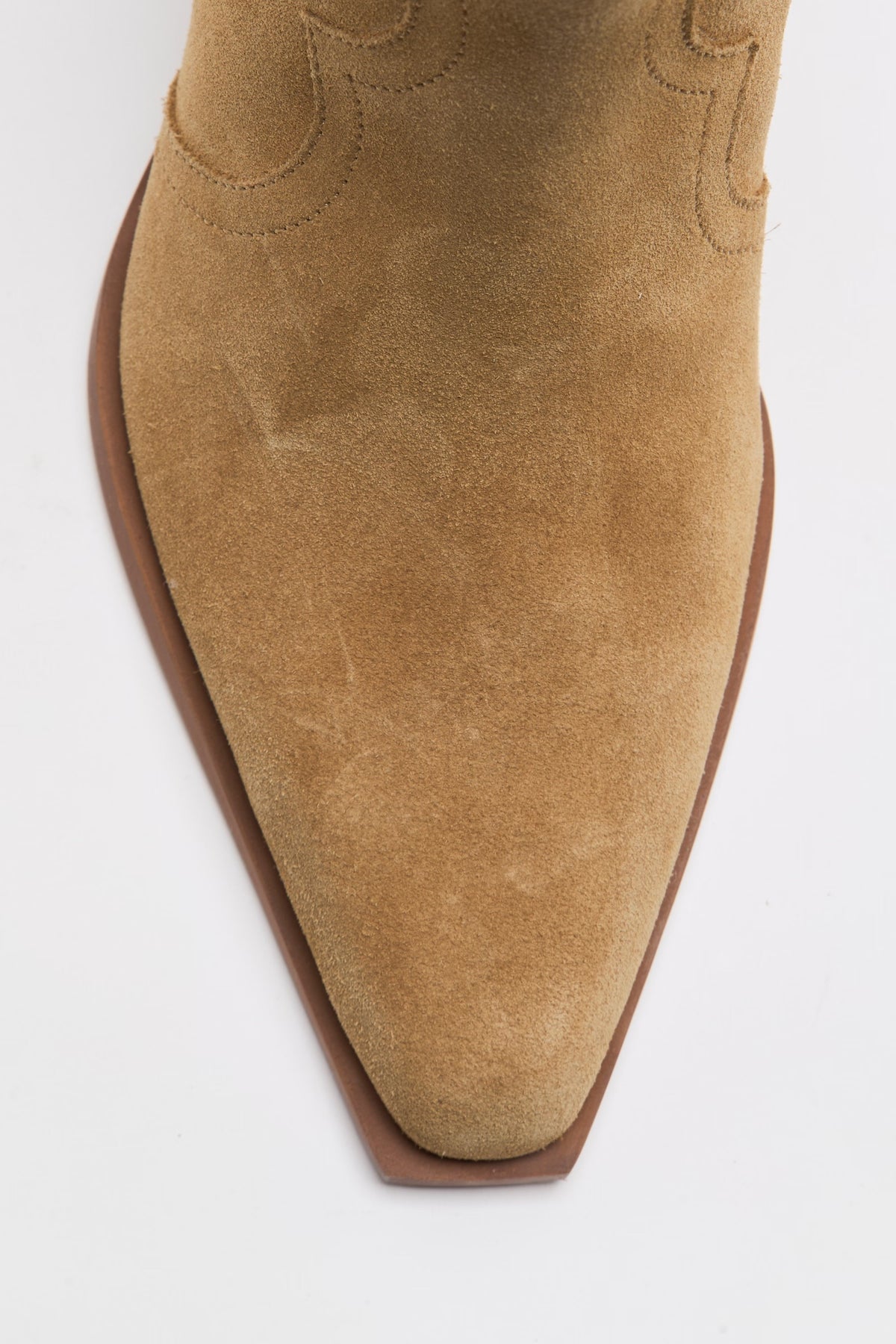 *PRE ORDER* FREE PEOPLE CAT NAP COWBOY BOOT - CAMEL SUEDE