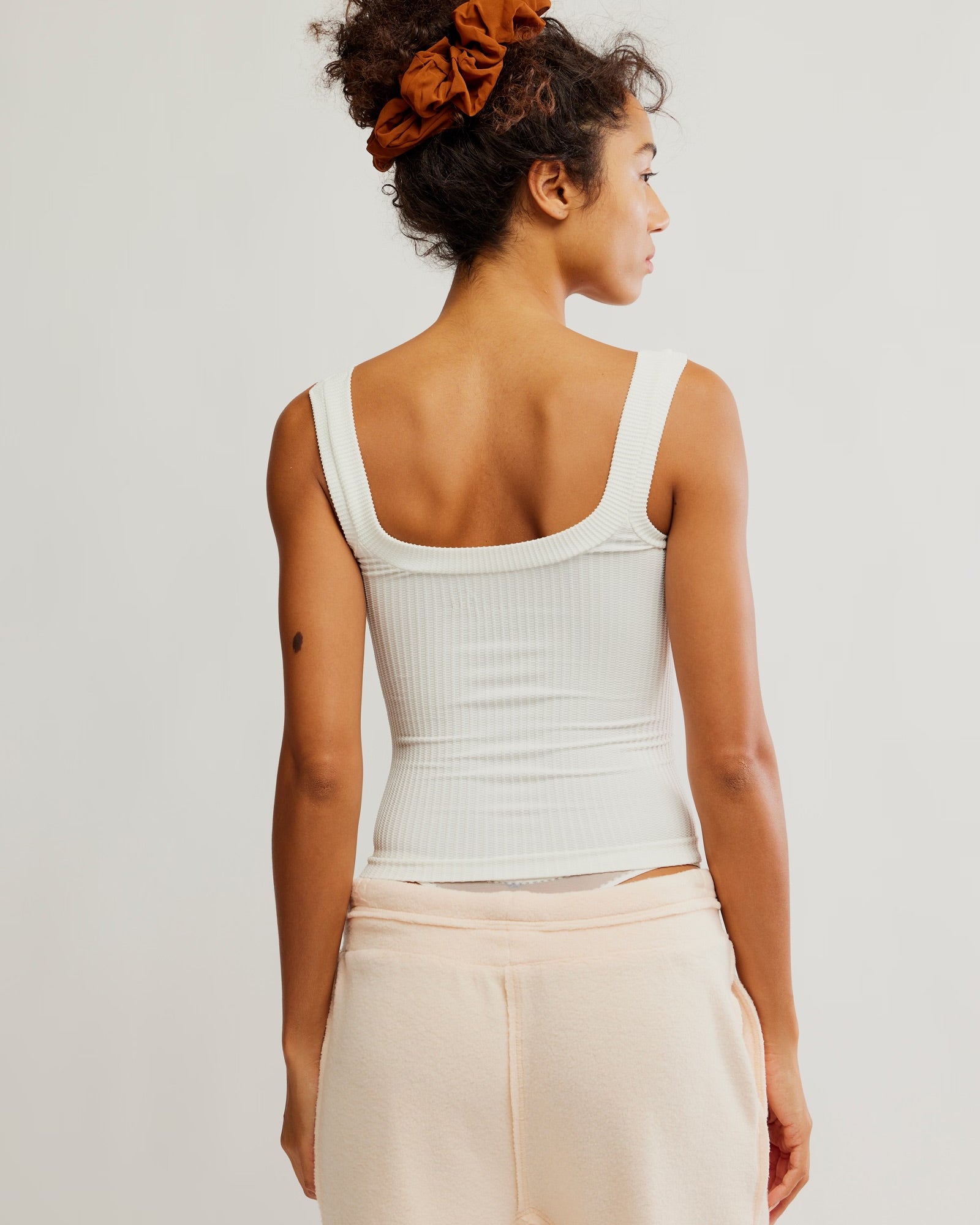 FREE PEOPLE CLEAN SLATE HENLEY TANK - IVORY