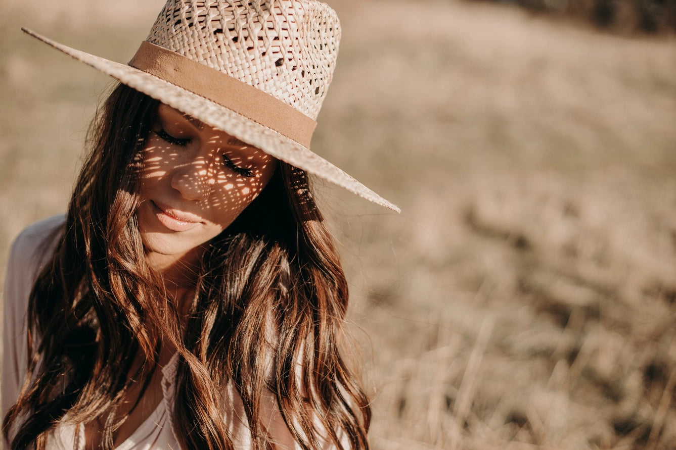 WEST VON CLEO WOODGRASS HAT - NATURAL