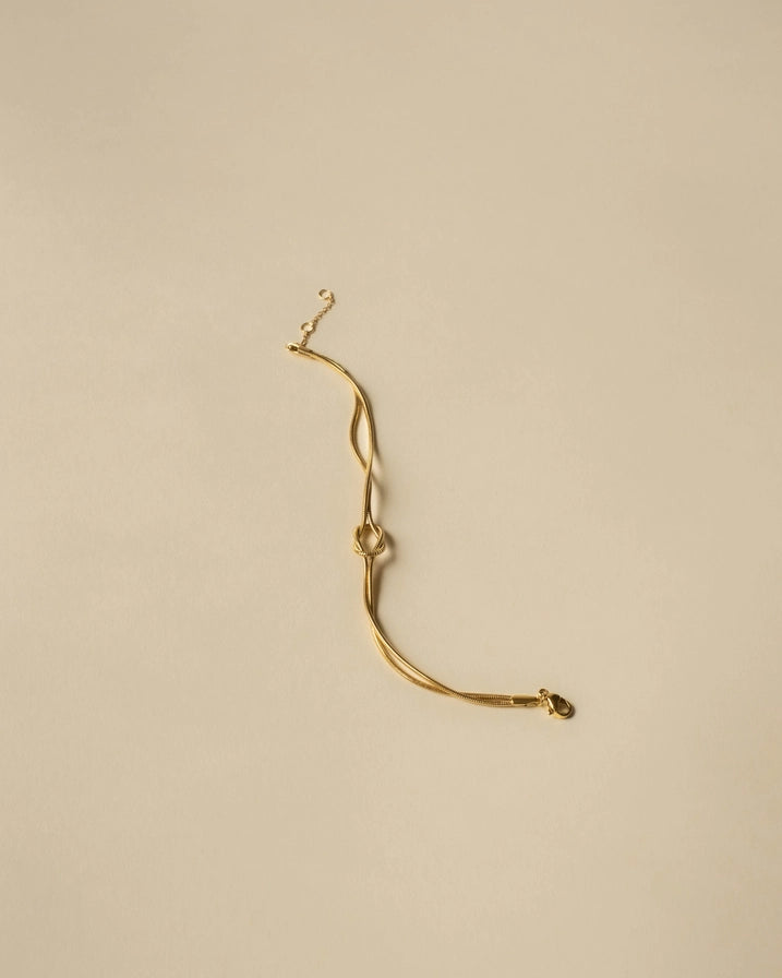KENDRA KNOT BRACELET - GOLD