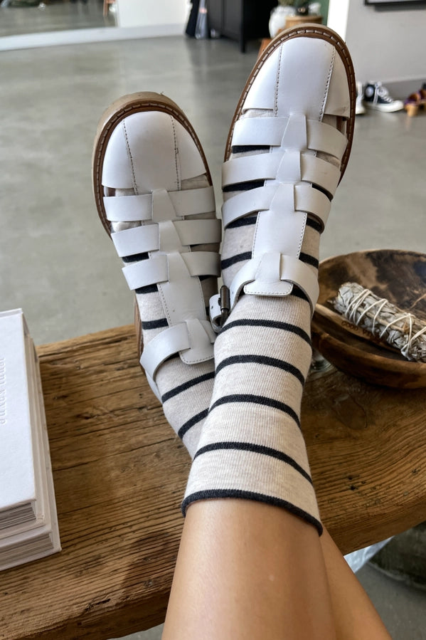 LE BON SHOPPE WALLY SOCKS - BRETON STRIPE