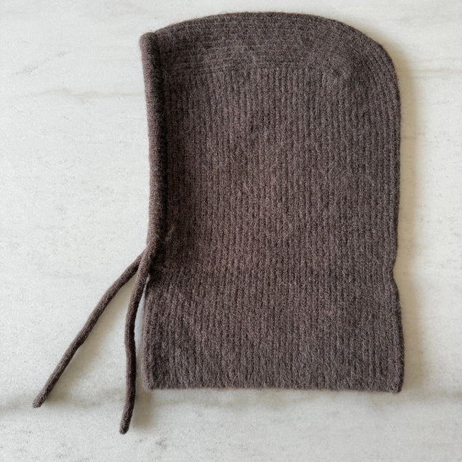 FUZZY ALPACA BALACLAVA - BROWN