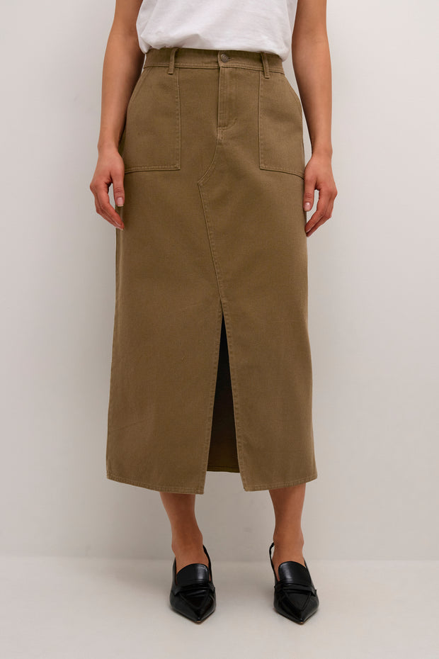 REBA SKIRT WITH SLIT - CUB