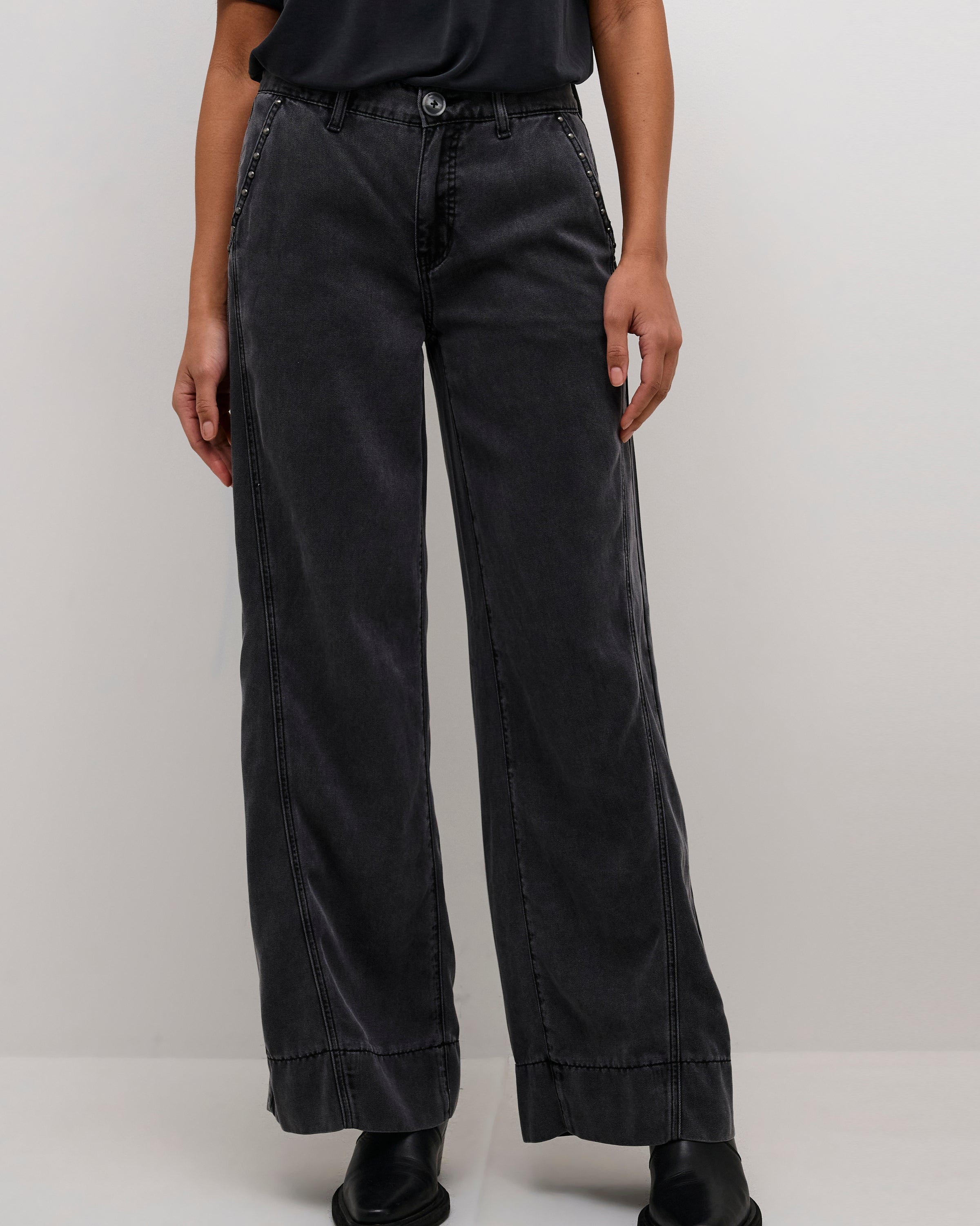 CARITA PANTS - BLACK WASH