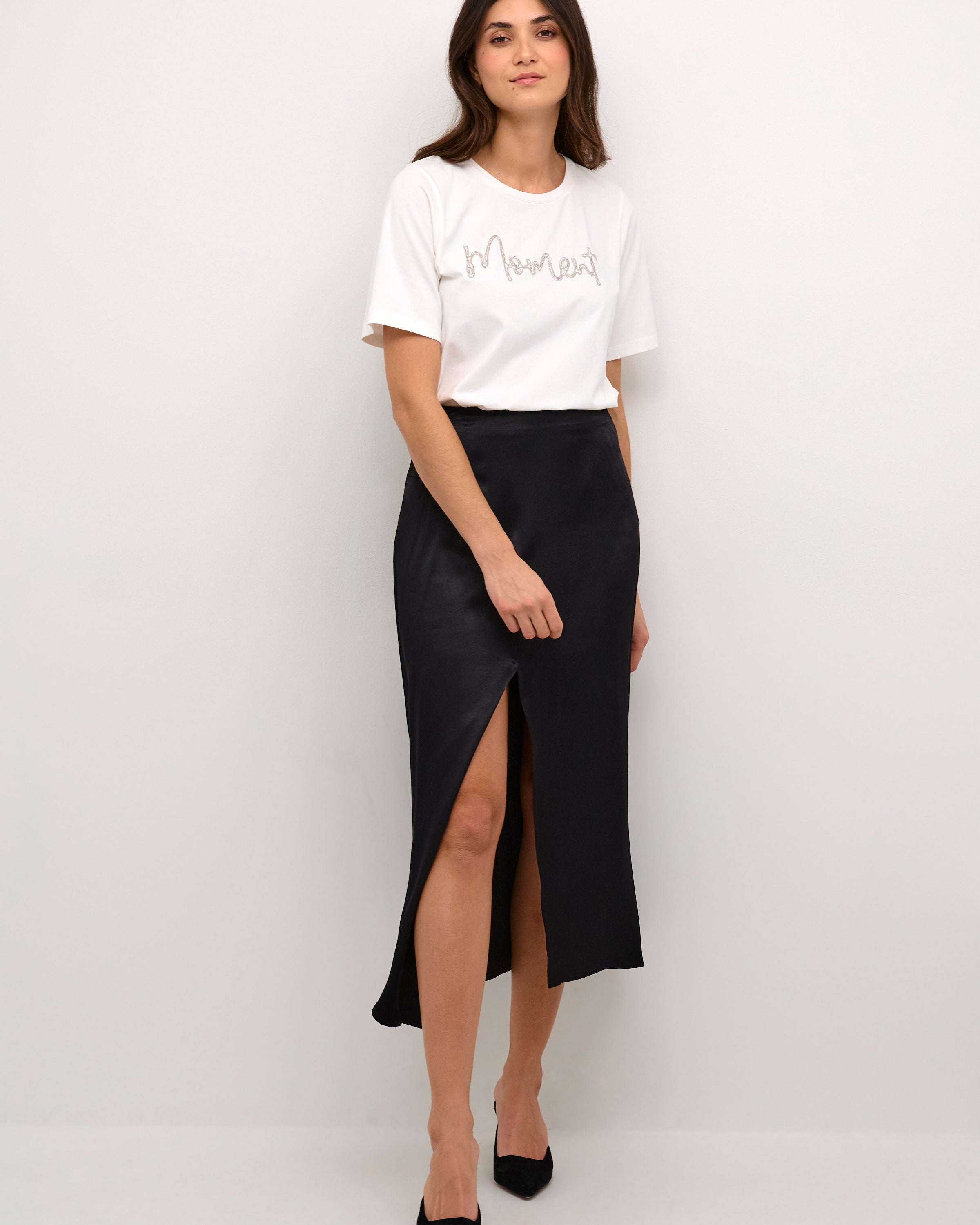 JESSIE SLIP SKIRT - BLACK