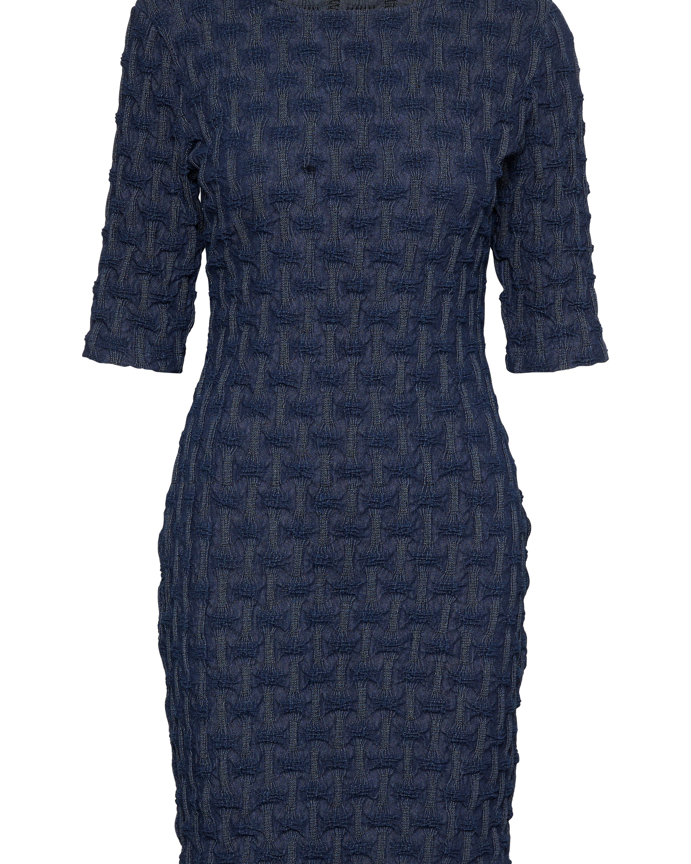 CLARAMILLA DRESS - DARK BLUE WASH