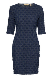 CLARAMILLA DRESS - DARK BLUE WASH