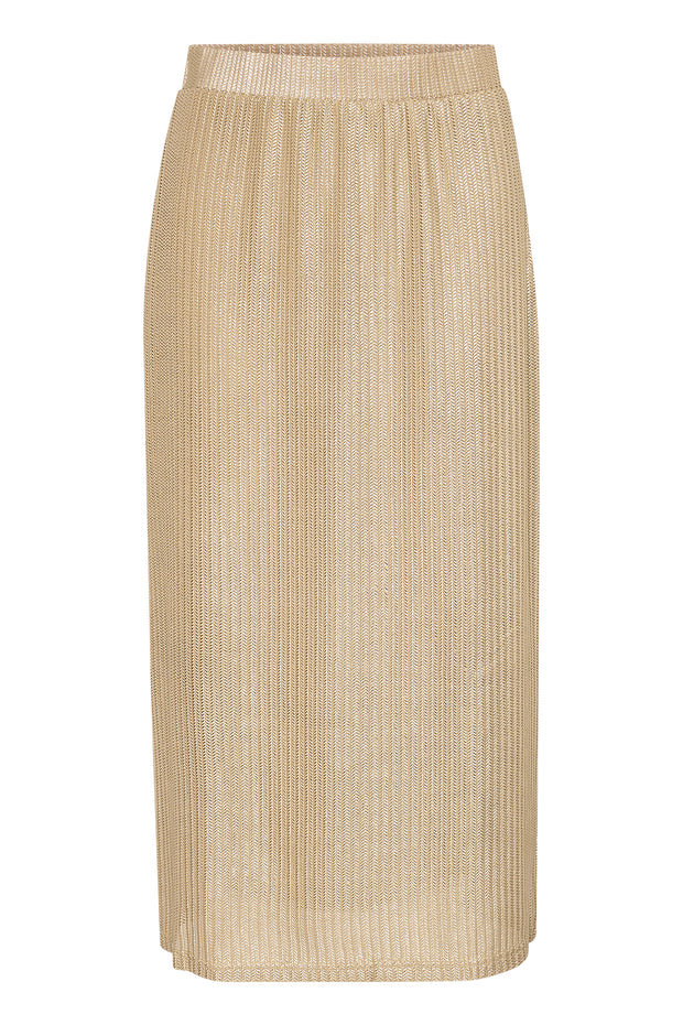 ANJA SEQUIN SKIRT - GOLD