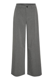 ANNLISE STUDDED PANTS - GREY