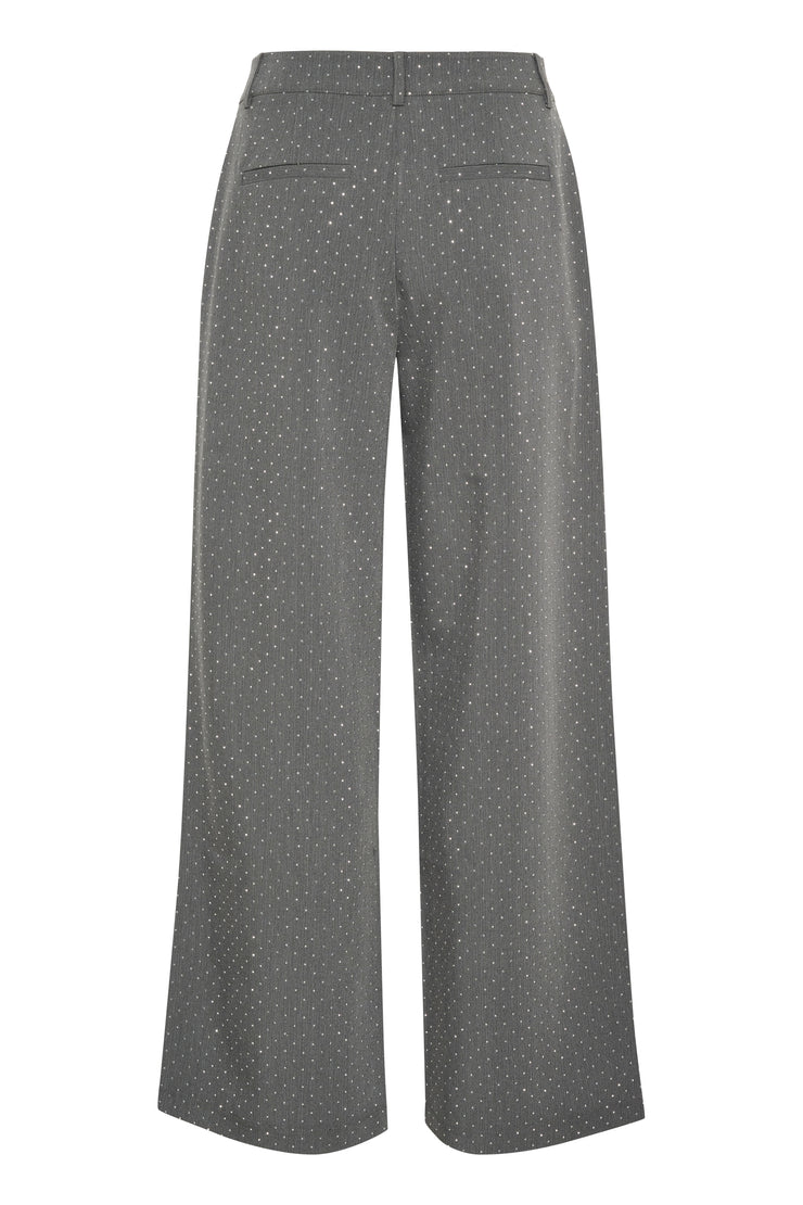 ANNLISE STUDDED PANTS - GREY