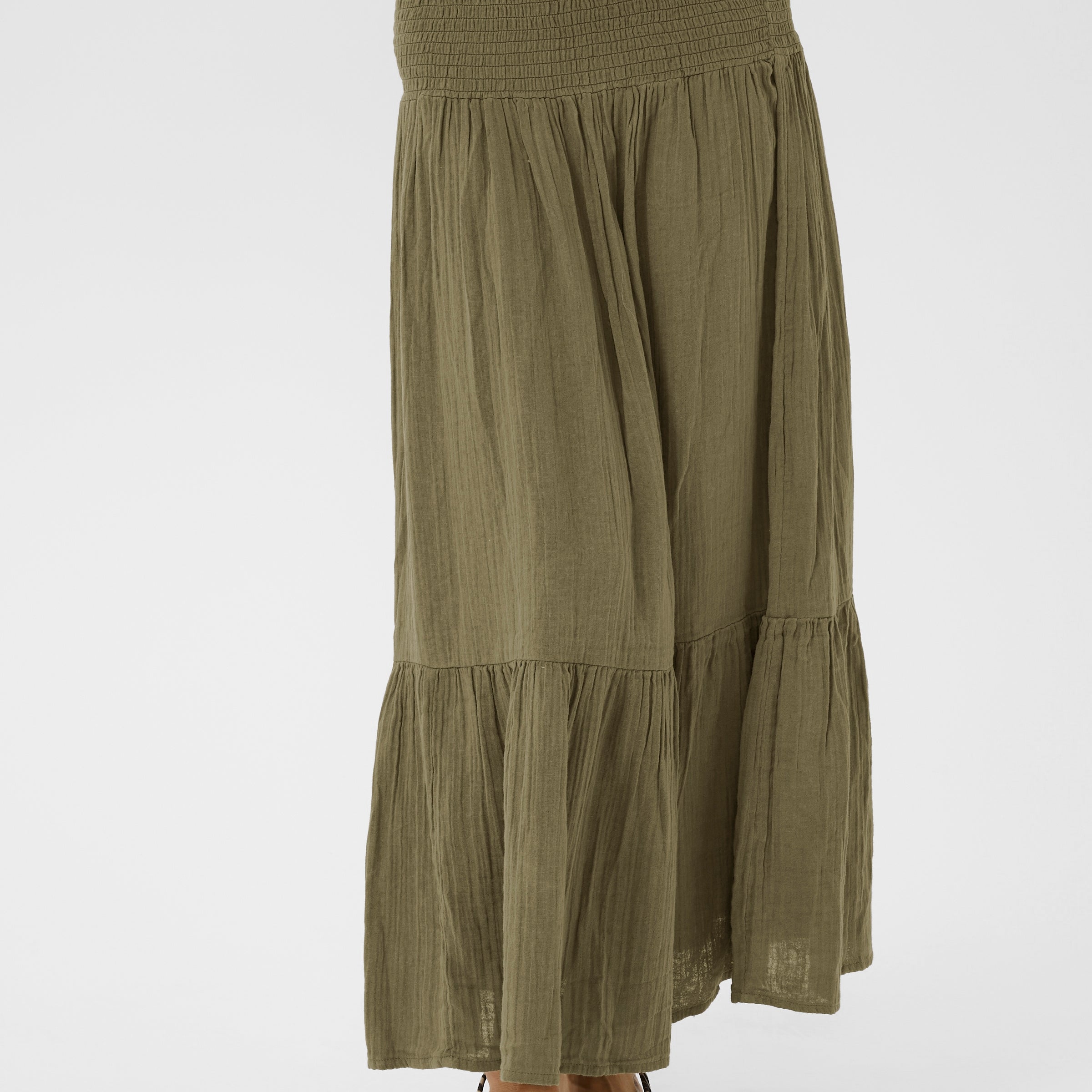 CULTURE ELLIS 2 IN 1 SKIRT - DUSKY GREEN