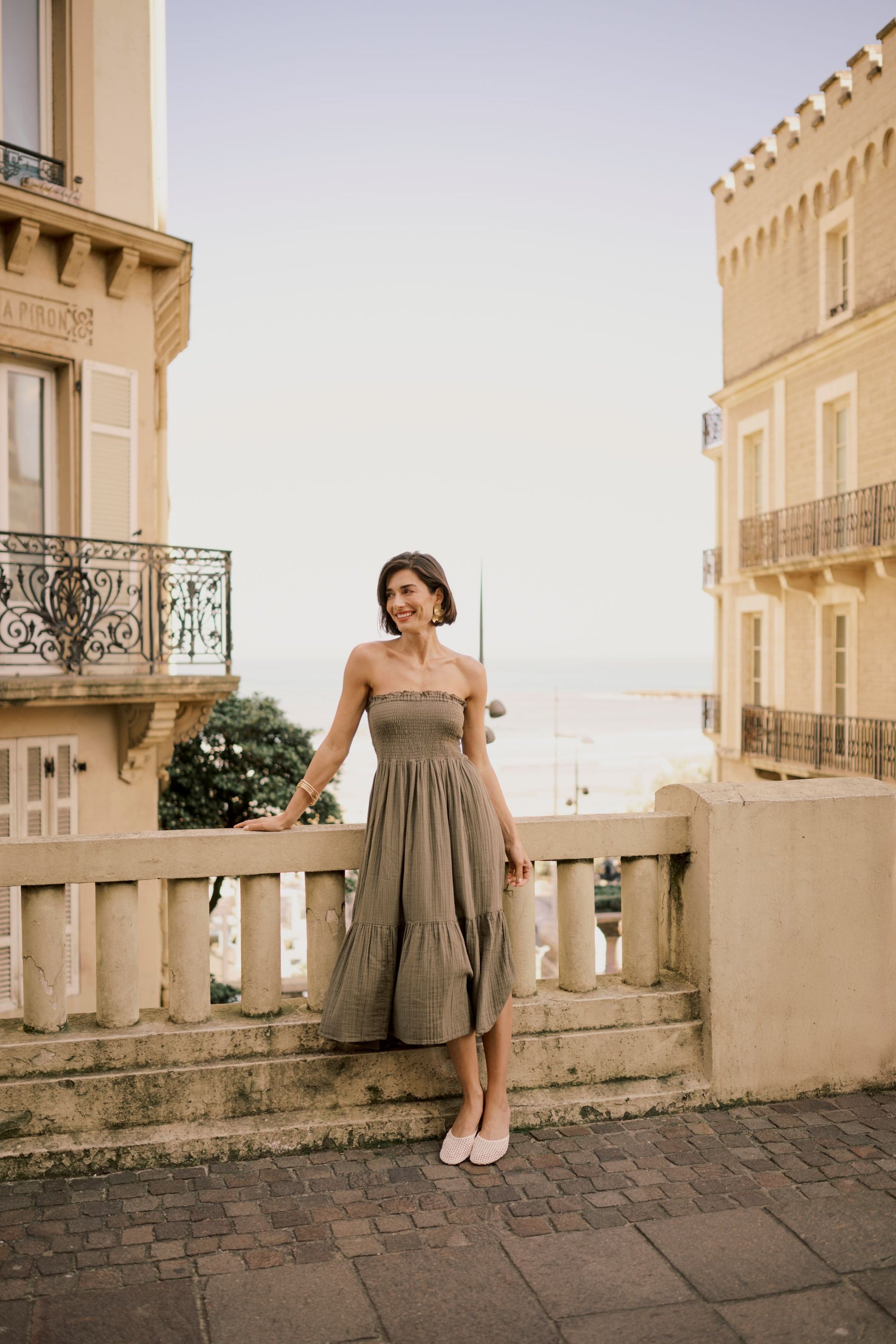 CULTURE ELLIS 2 IN 1 SKIRT - DUSKY GREEN