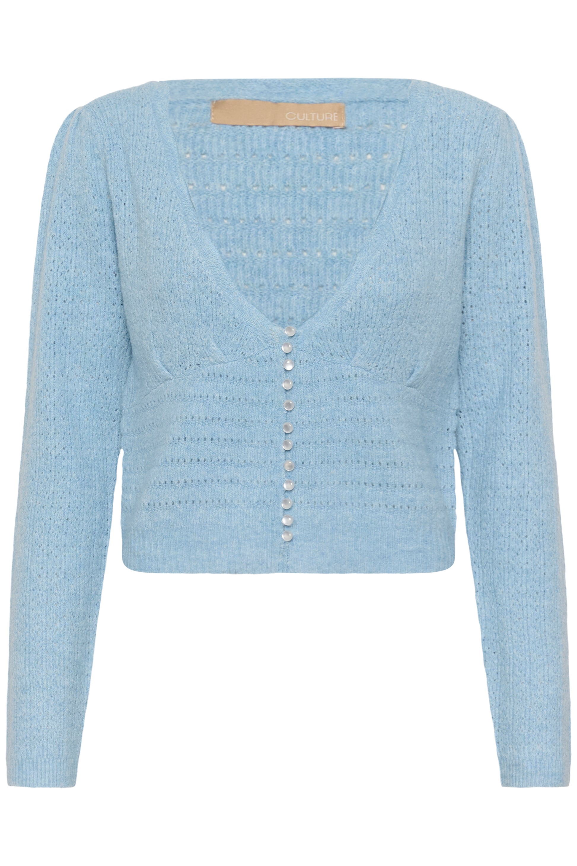 CULTURE JULIETTA CARDIGAN - CASHMERE BLUE