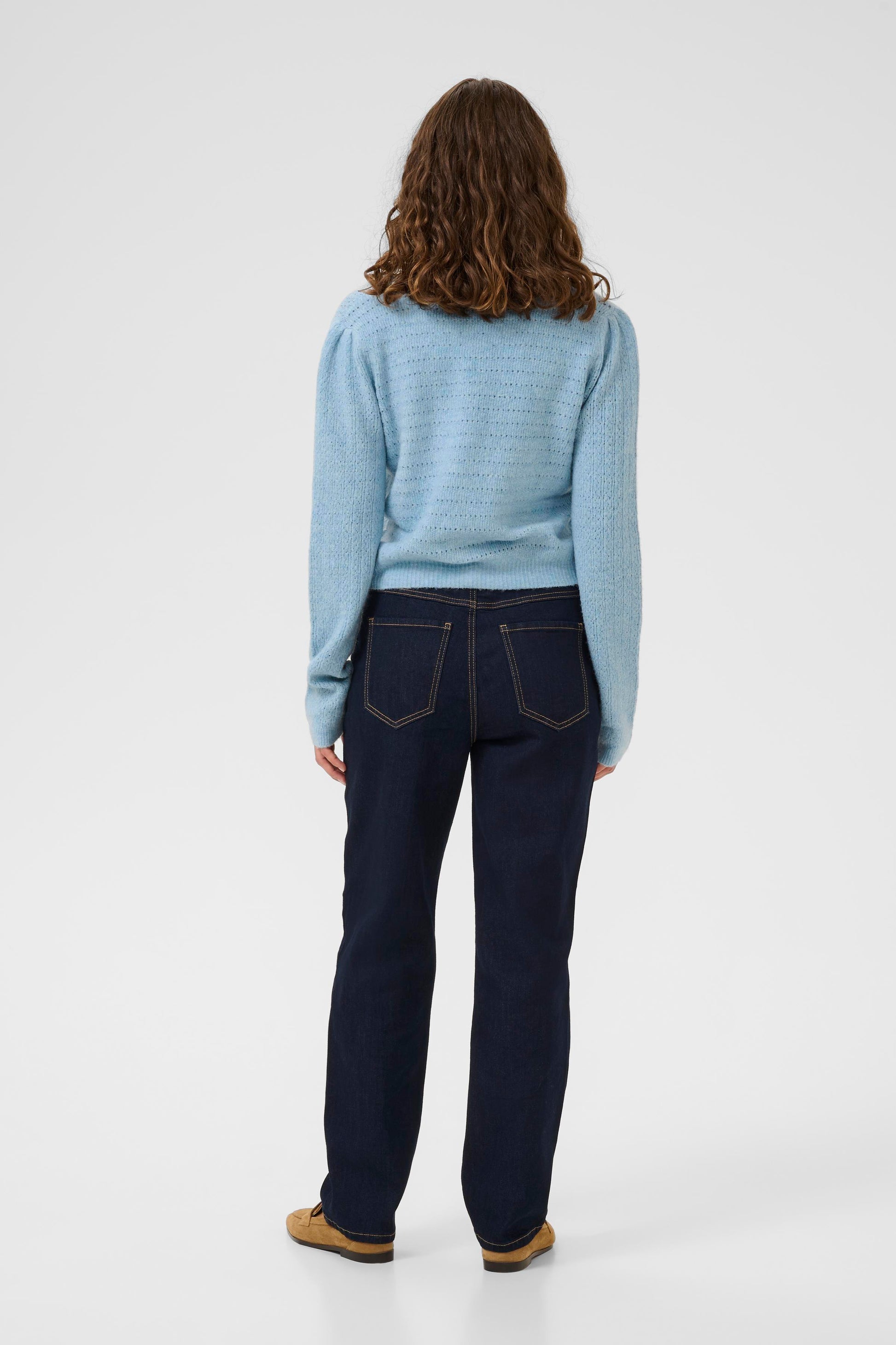 CULTURE JULIETTA CARDIGAN - CASHMERE BLUE