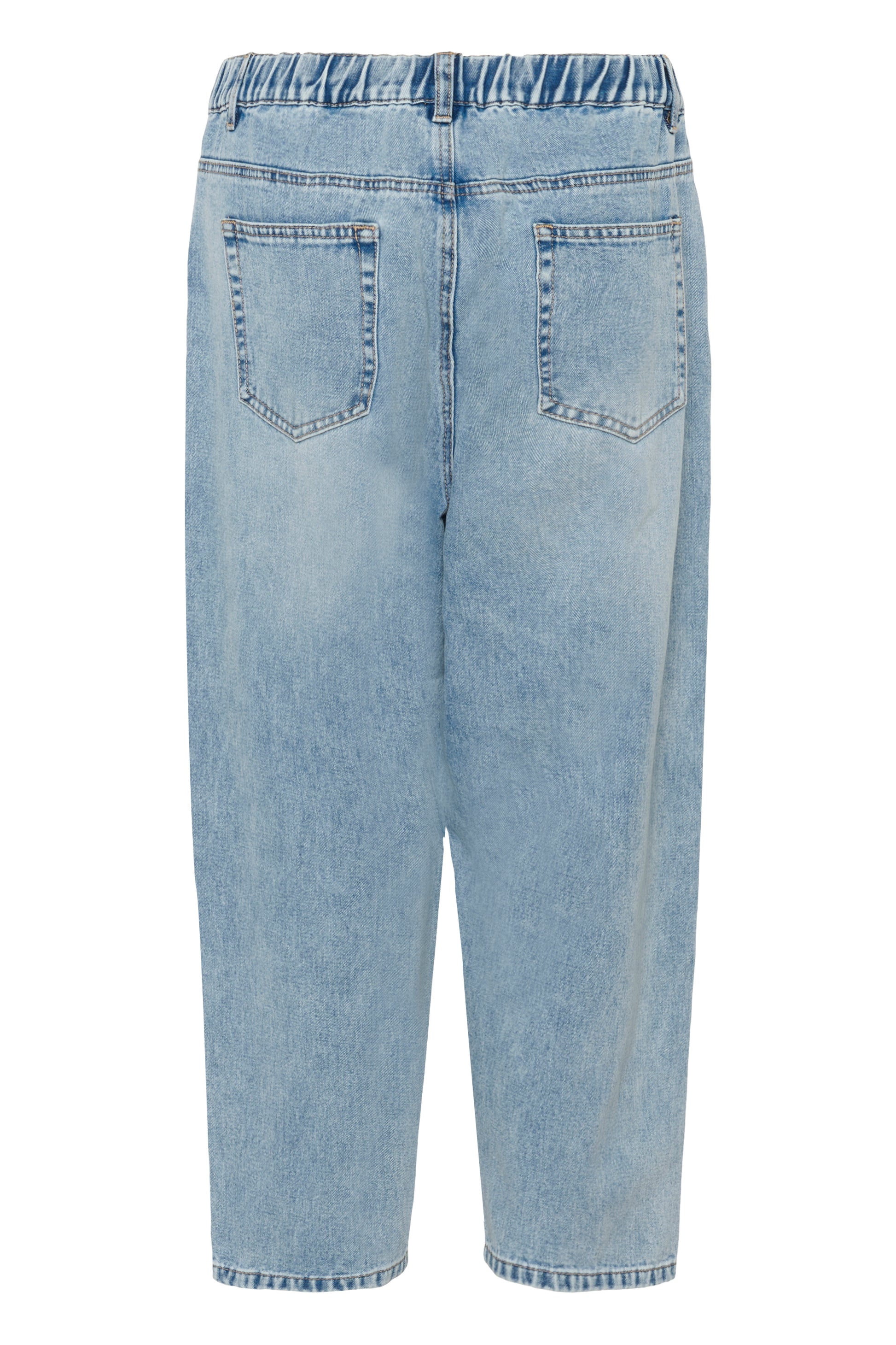 CULTURE TIALA EMBROIDERED JEANS - LIGHT BLUE WASH