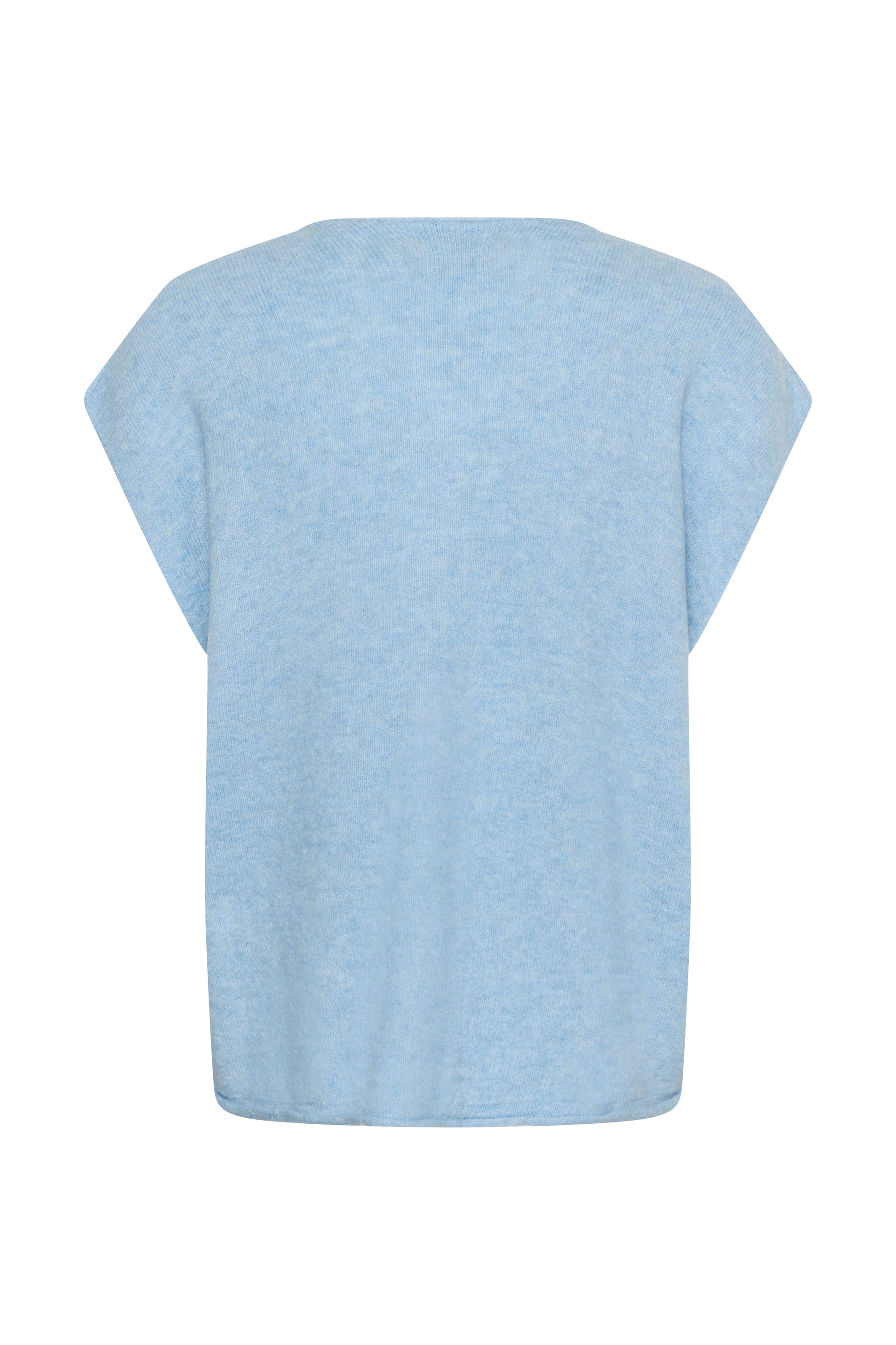 CULTURE BENNI BUTTON VEST - CASHMERE BLUE