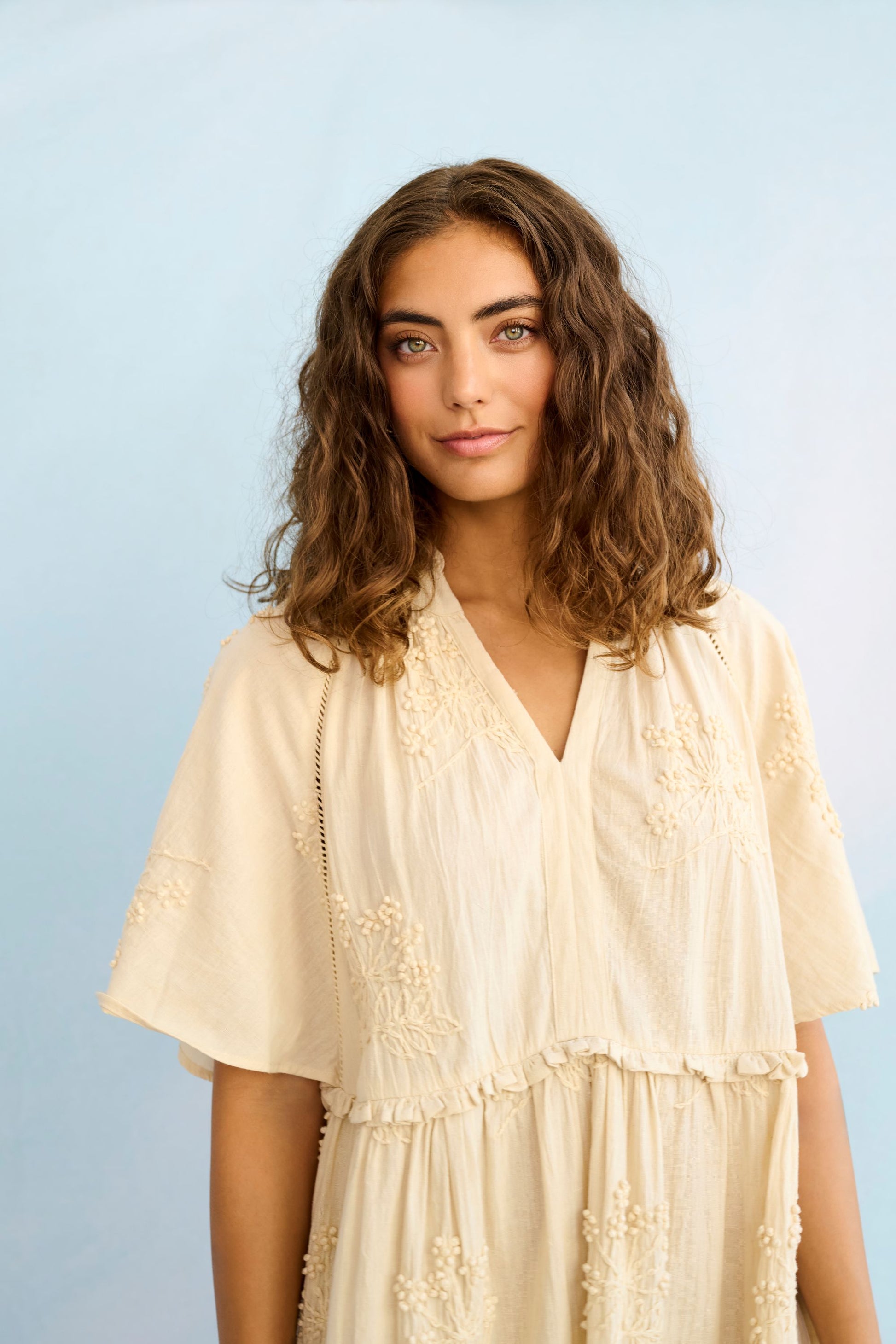 CULTURE JALIA DRESS - OYSTER GREY