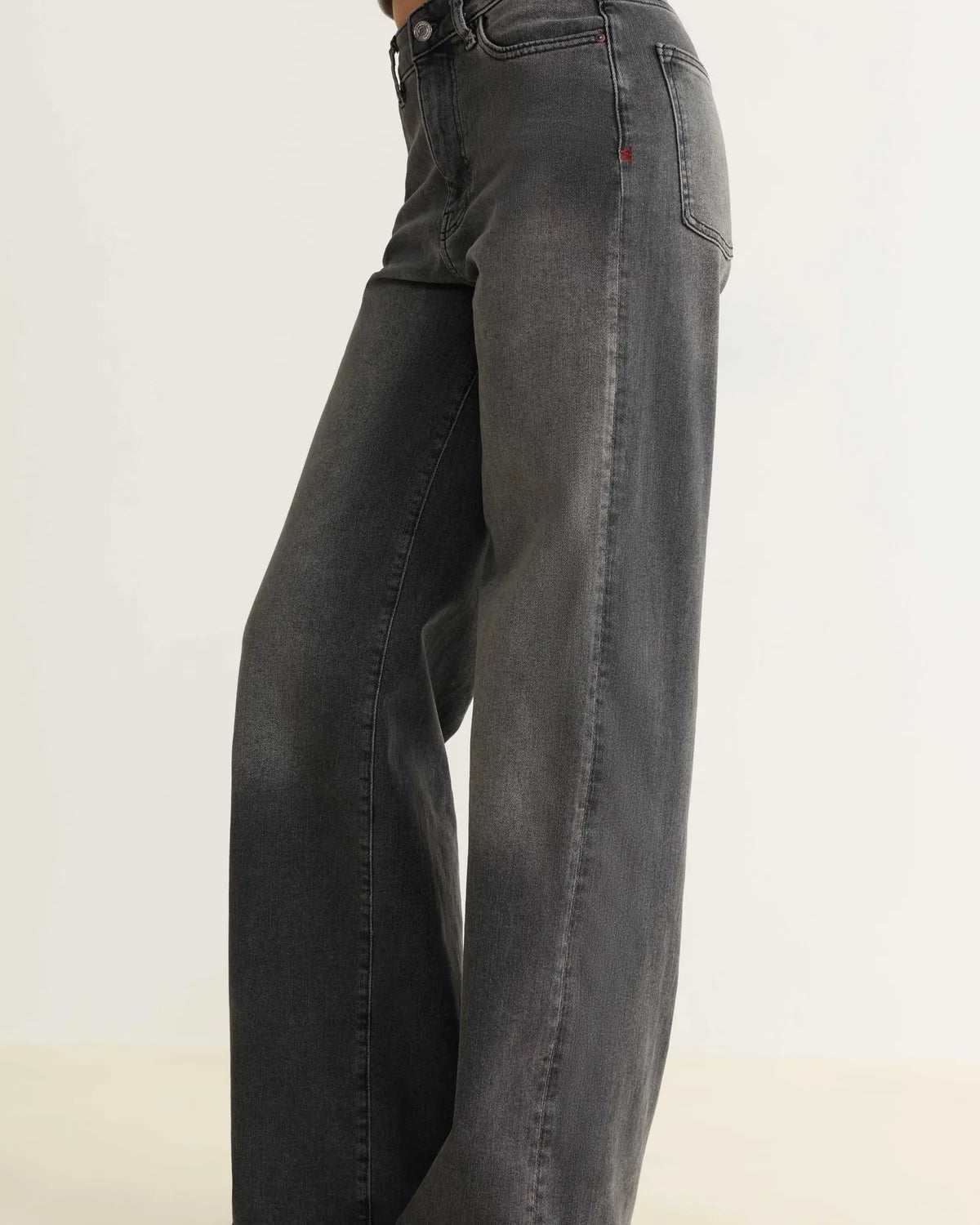 WARP + WEFT NCE WIDE LEG JEANS - OVERCAST