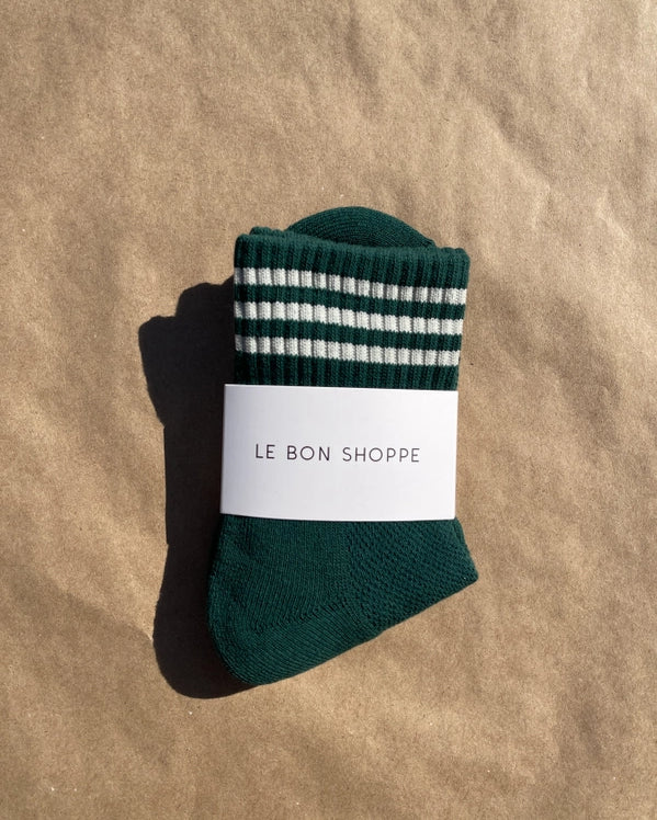 LE BON SHOPPE GIRLFRIEND SOCKS - HUNTER GREEN