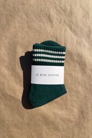 LE BON SHOPPE GIRLFRIEND SOCKS - HUNTER GREEN