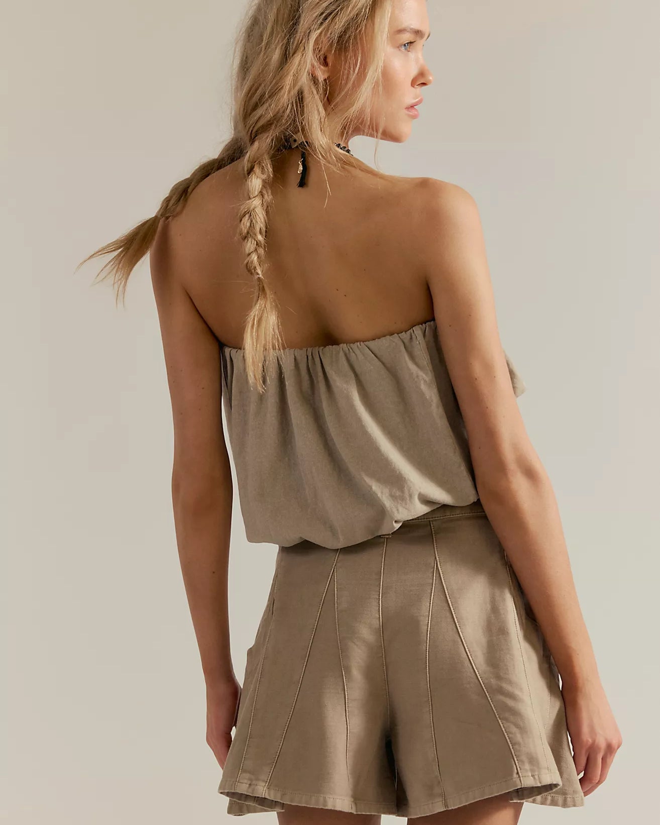 FREE PEOPLE SONG AND DANCE SHORT - PARCHMENT