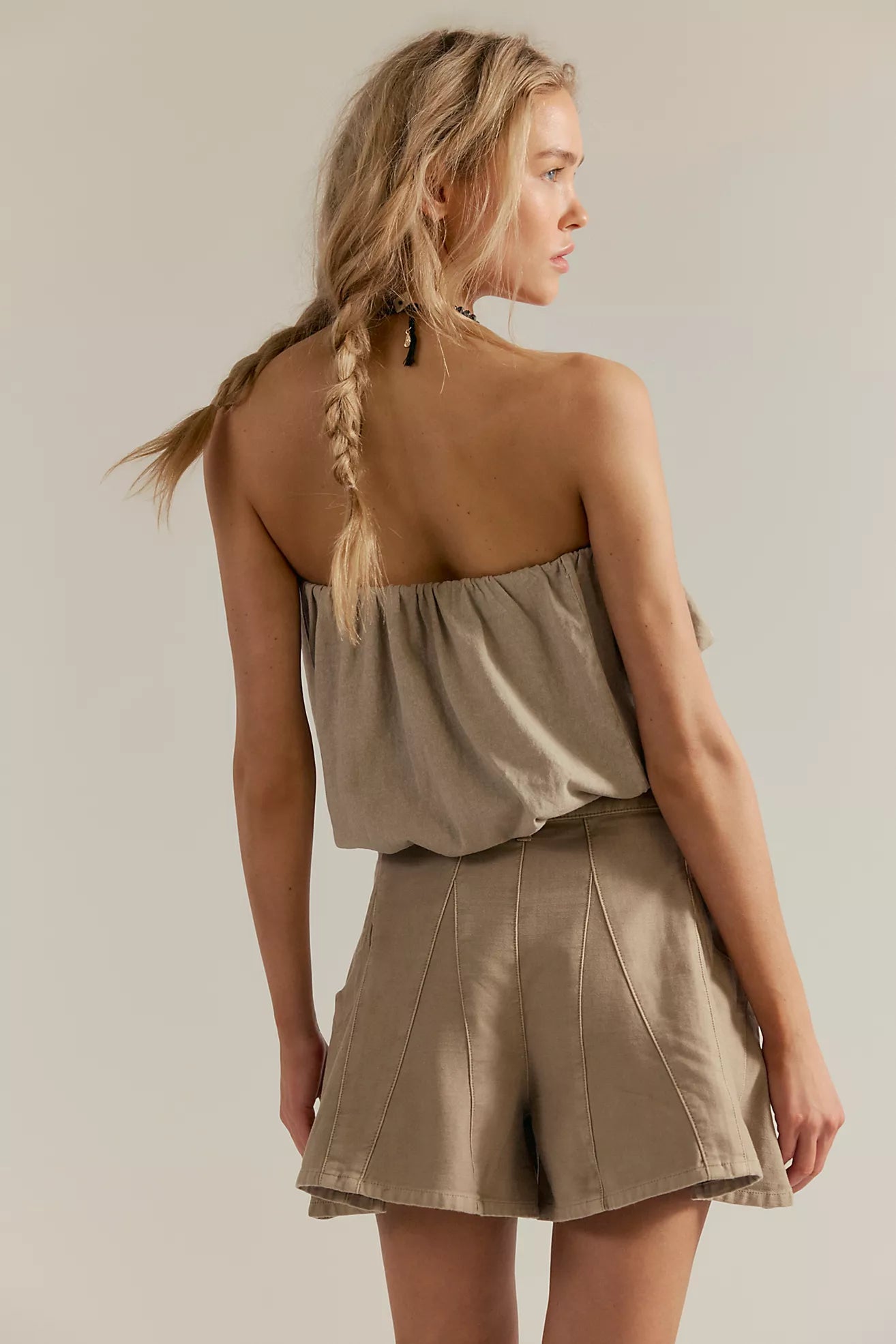 FREE PEOPLE SONG AND DANCE SHORT - PARCHMENT