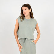 MICA SOFT KNIT TANK - SAGE