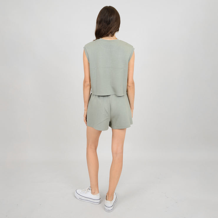 MICA SOFT KNIT TANK - SAGE