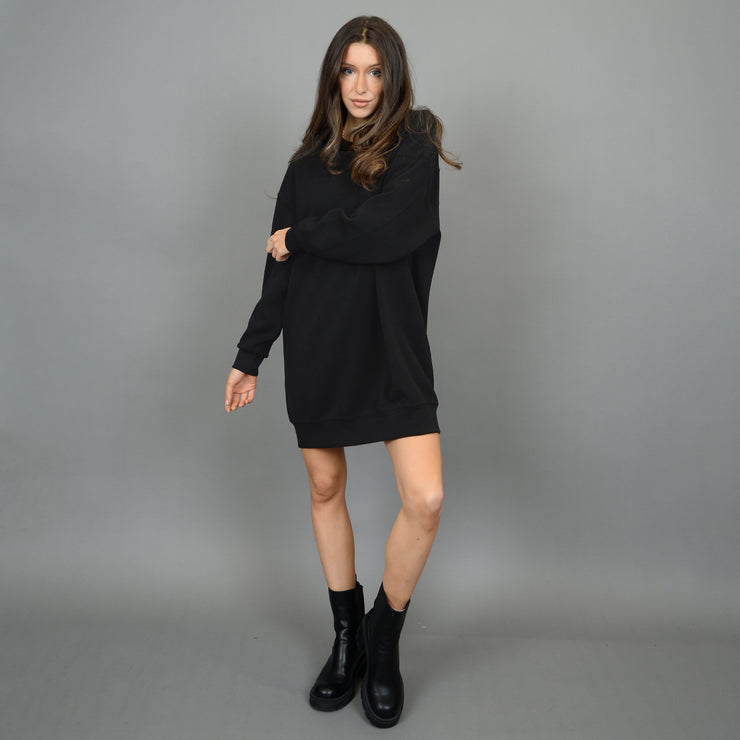 LUCIS SOFT KNIT DRESS - BLACK