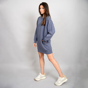 LUCIS SOFT KNIT DRESS - STEEL