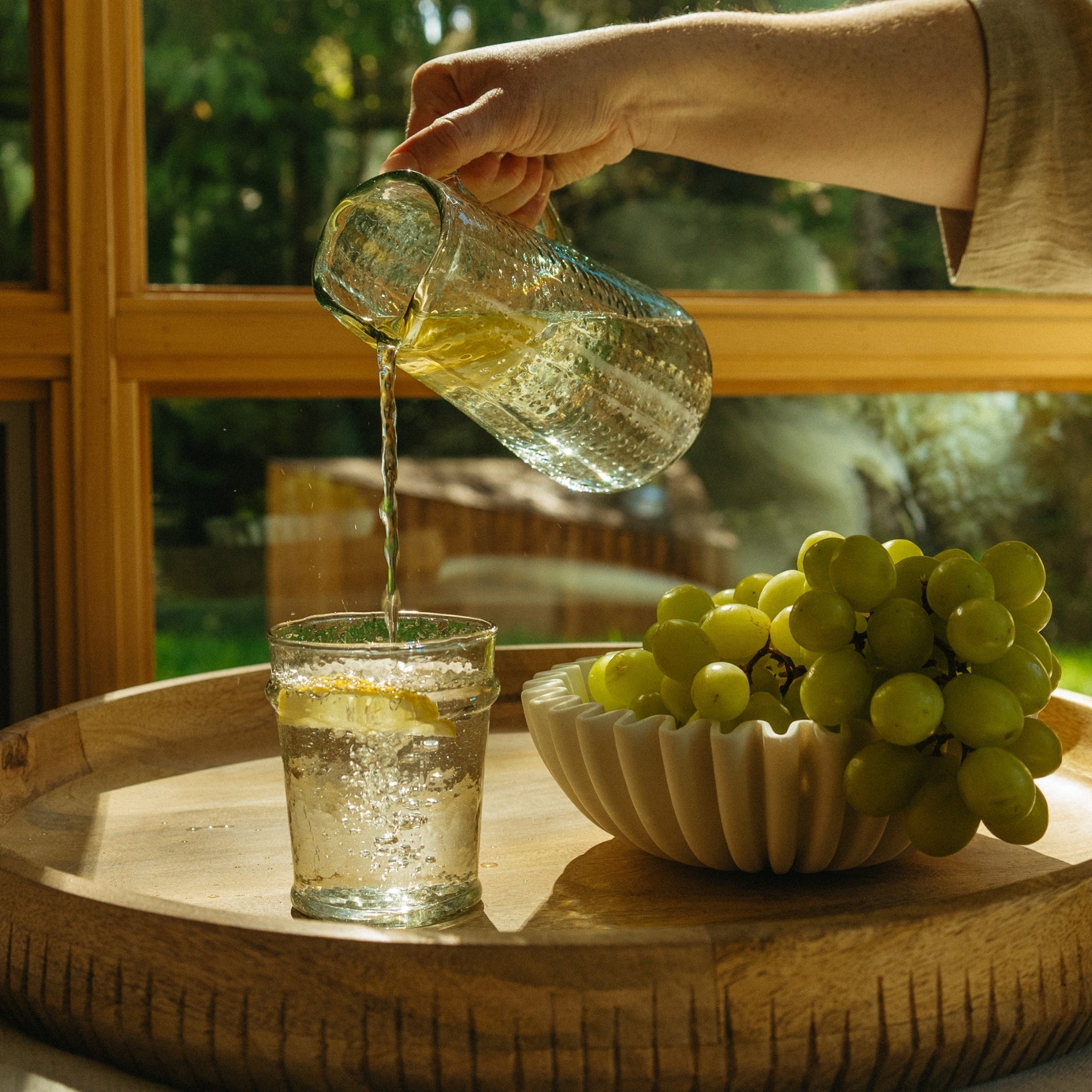 FLUTED CATCHALL BOWL - WHITE