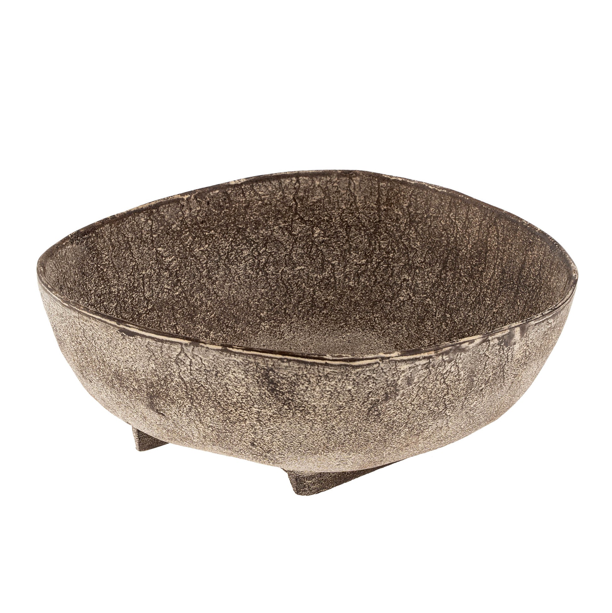 RUSTICA DECORATIVE BOWL L - BROWN