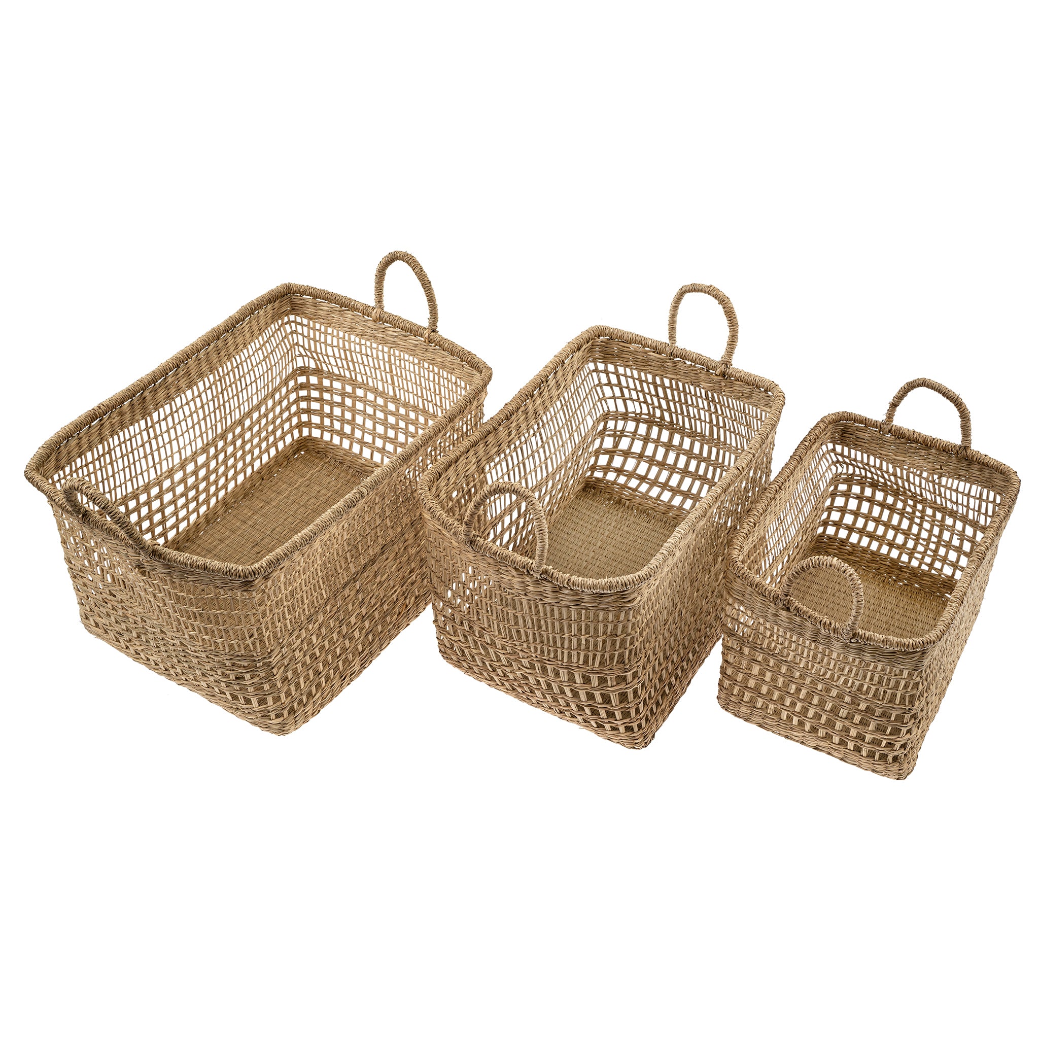 CAYMAN BASKETS SET OF 3 - SEAGRASS
