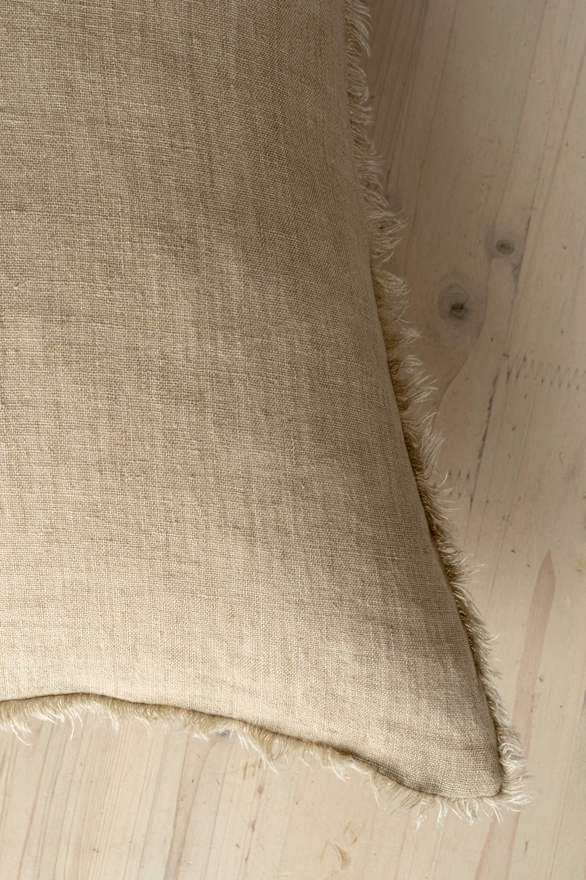 24 X 24 LINA LINEN PILLOW - DUNE
