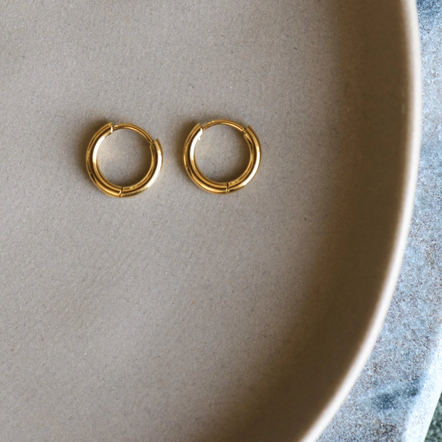 THE MINI HOOPS - GOLD