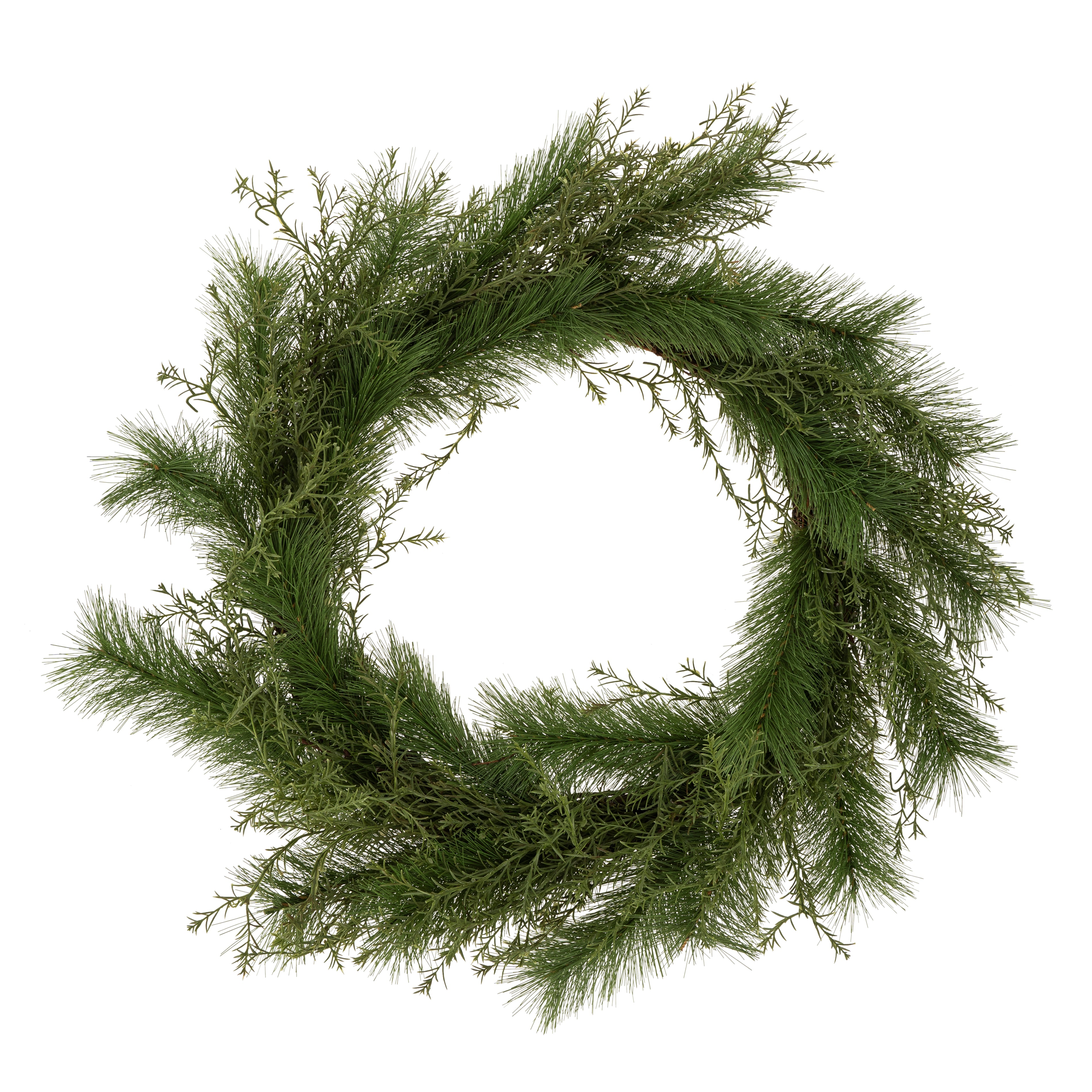 FORAGED PINE WREATH - PINE