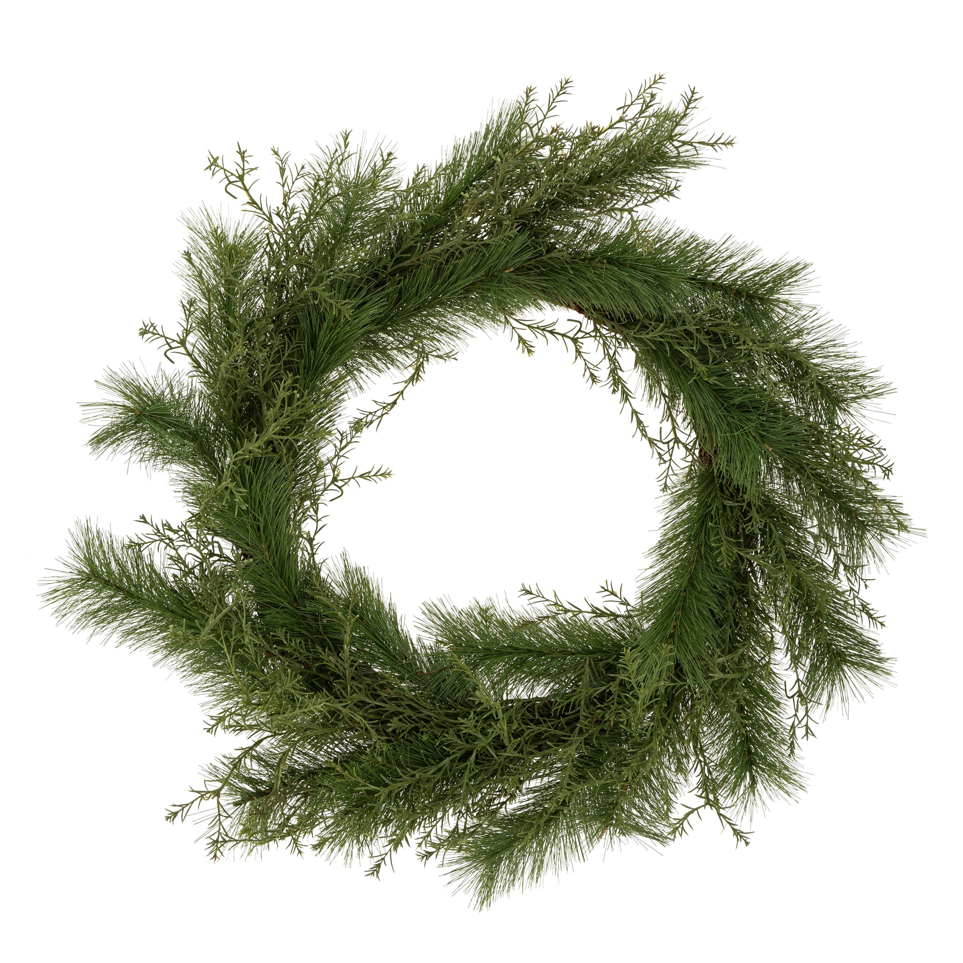 FORAGED PINE WREATH - PINE