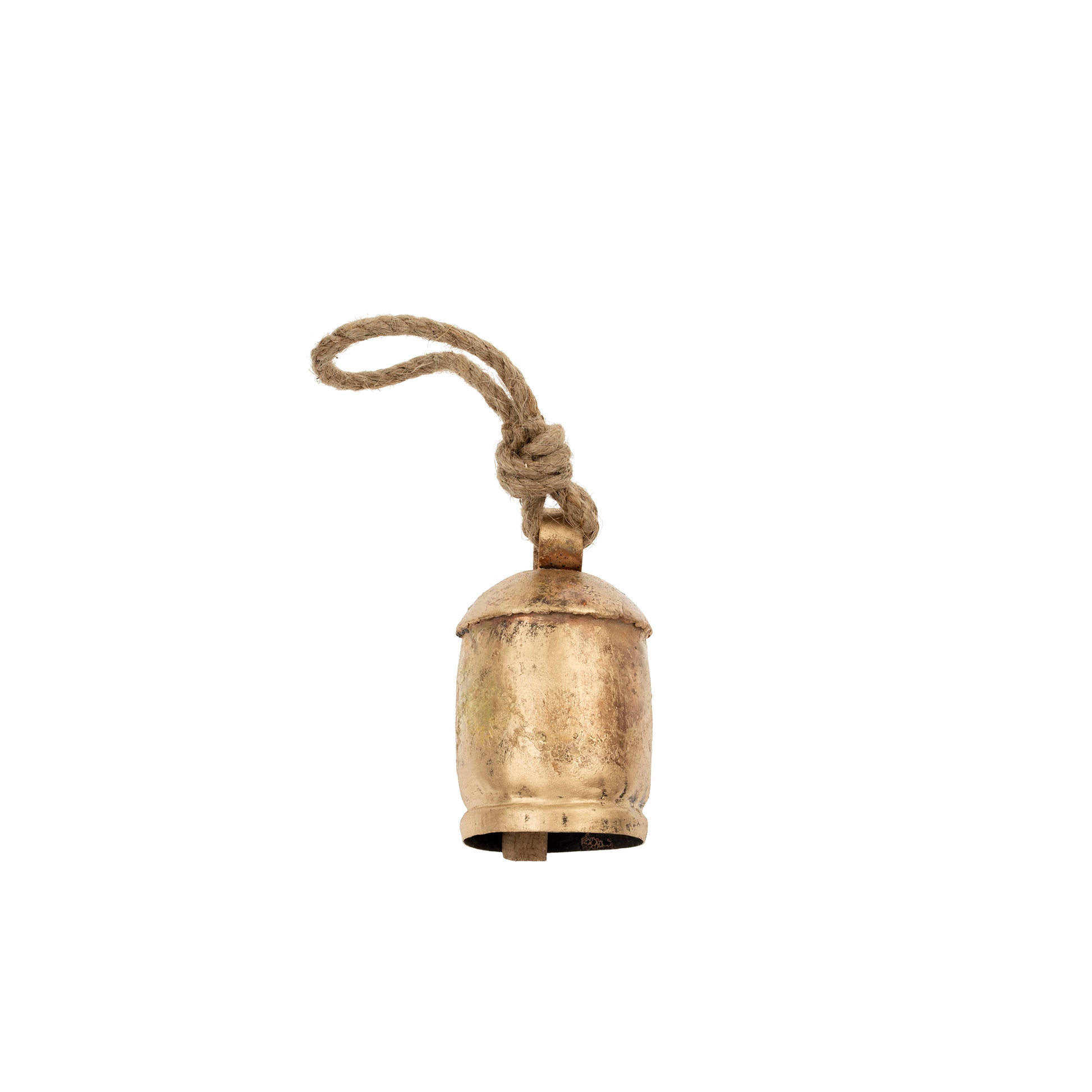 RUSTIC TEMPLE BELL - BRASS