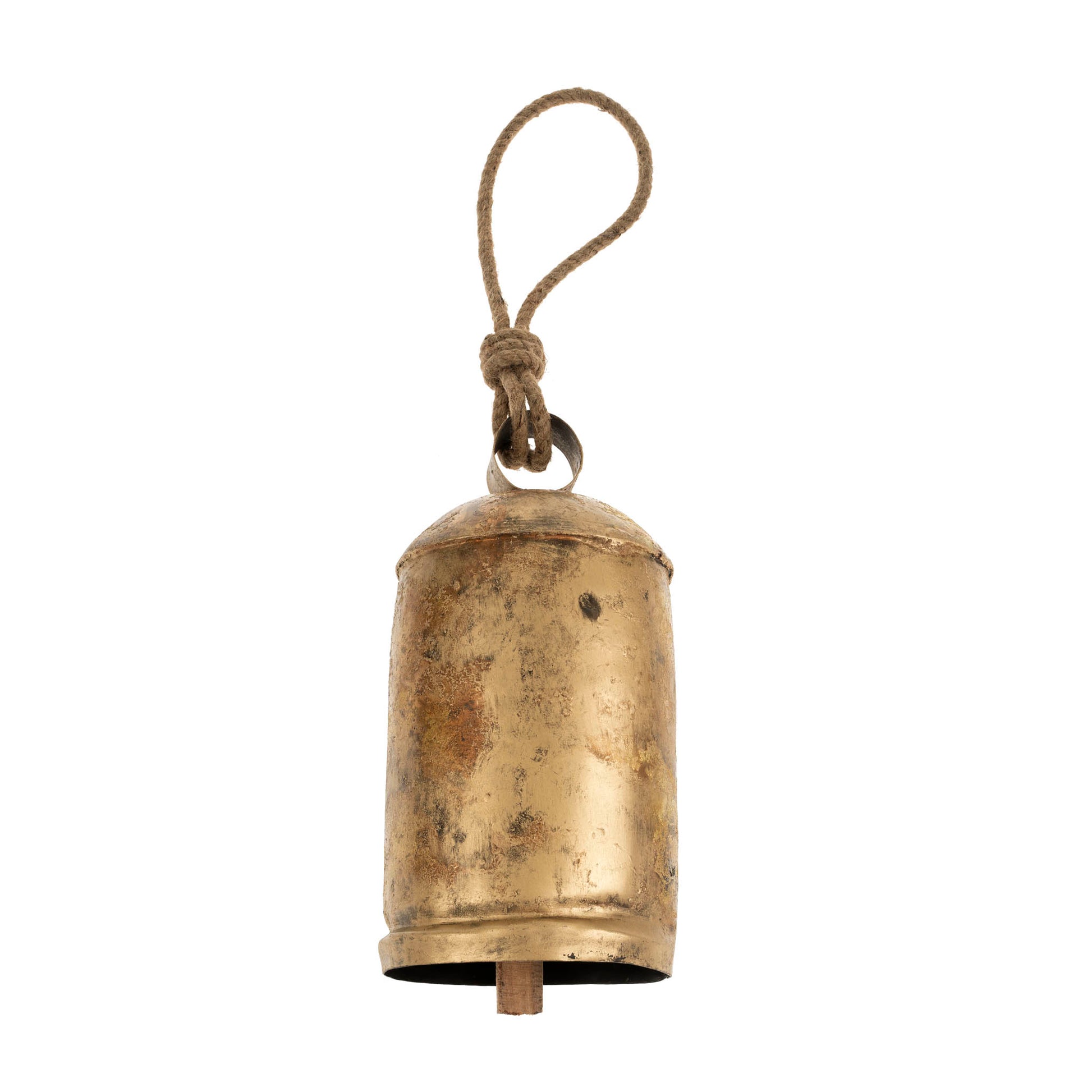 RUSTIC TEMPLE BELL - BRASS