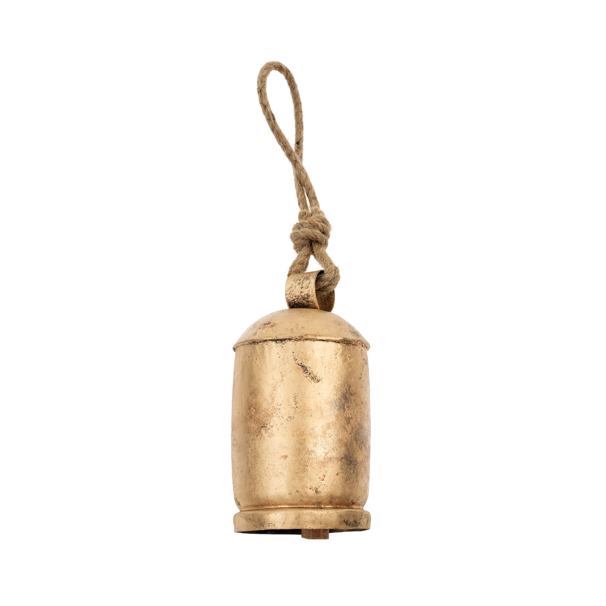 RUSTIC TEMPLE BELL - BRASS