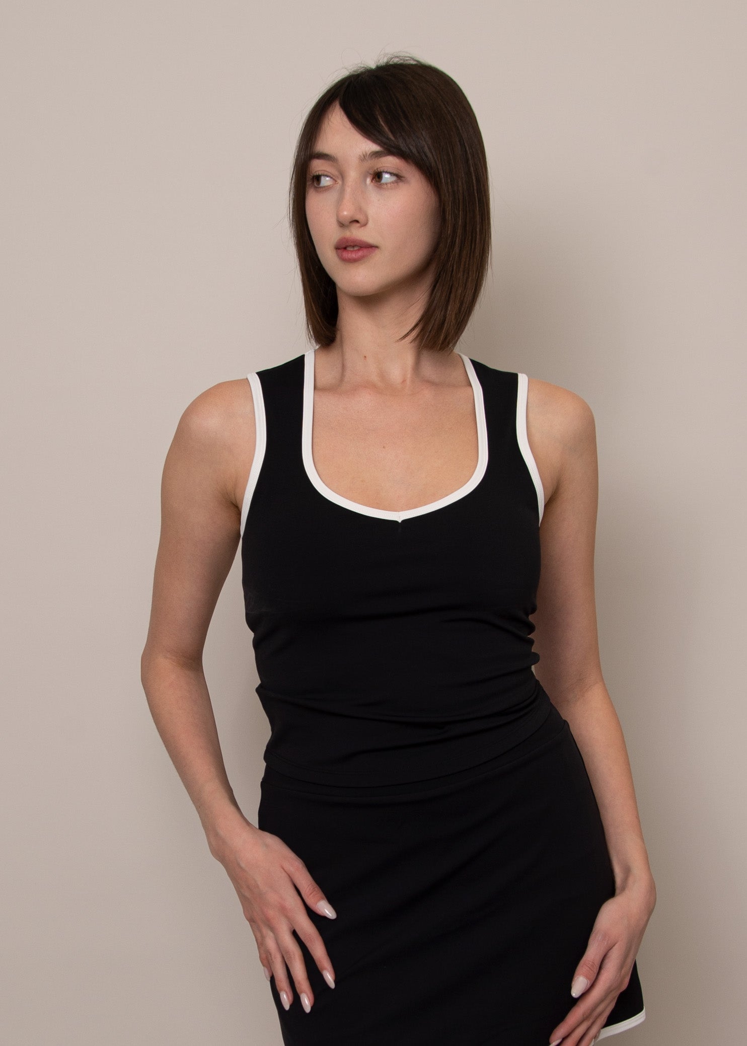 TAYLOR SPORT TANK - BLACK