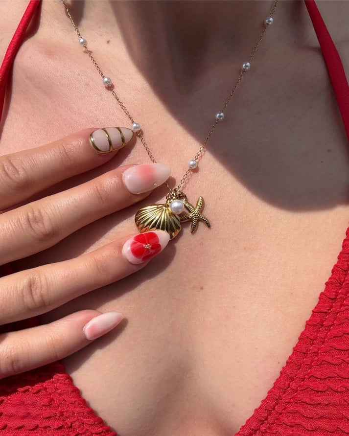 SUNNY SUNDAY COASTAL NECKLACE - GOLD