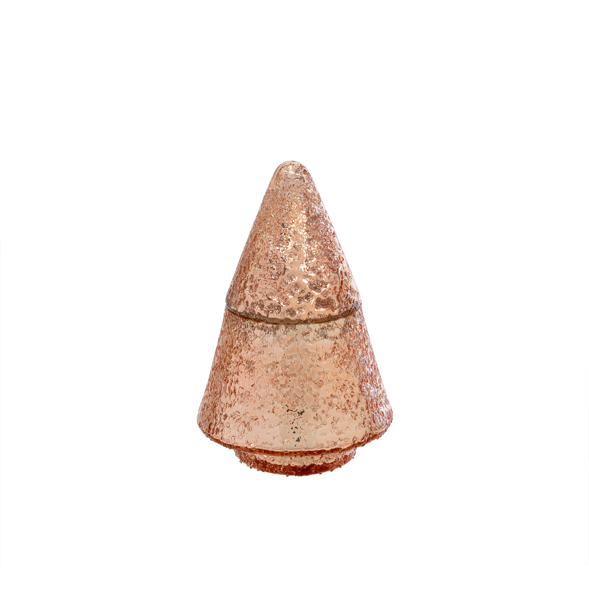 SHIMMER TREE CANDLE M - ROSE GOLD