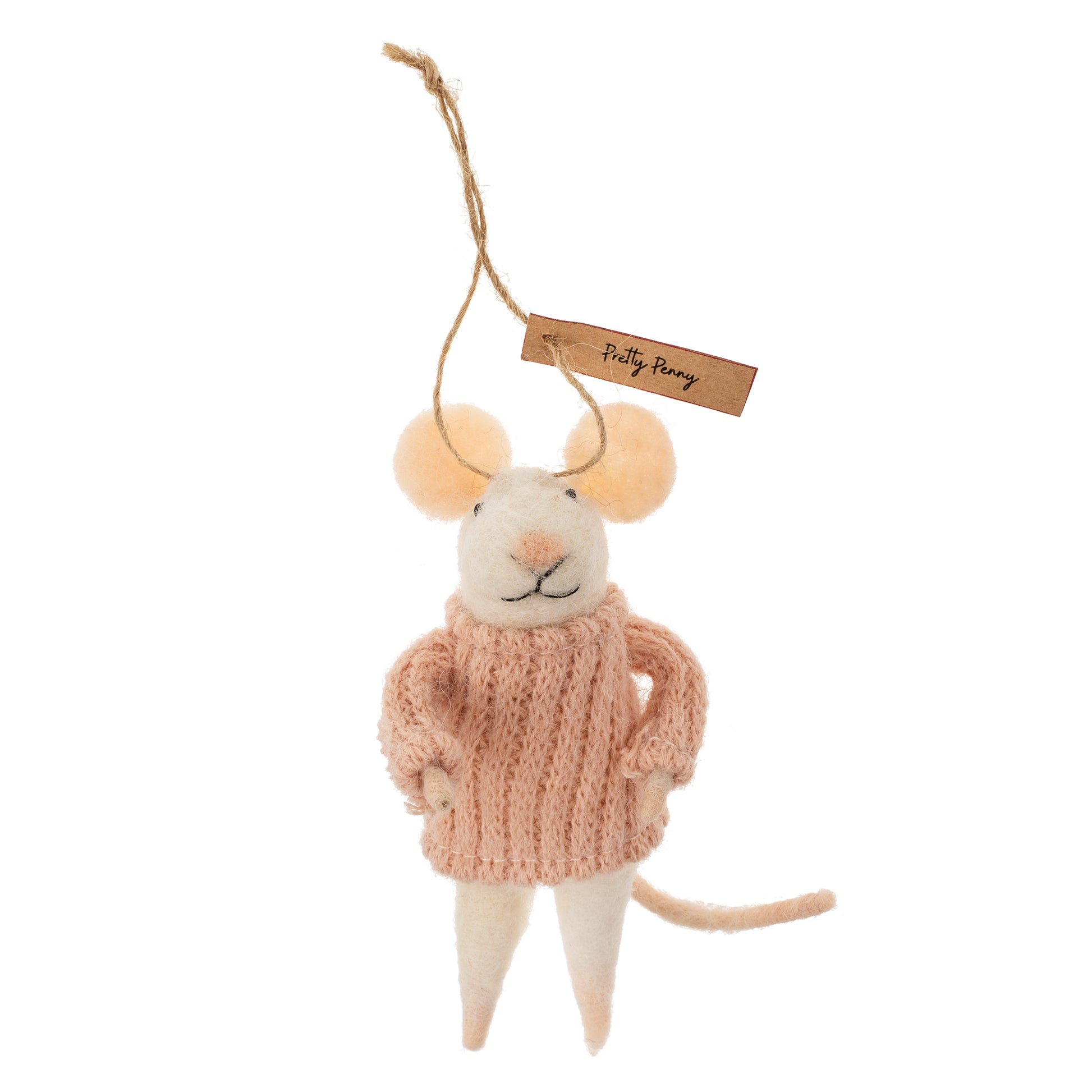 PRETTY PAULINA MOUSE ORNAMENT