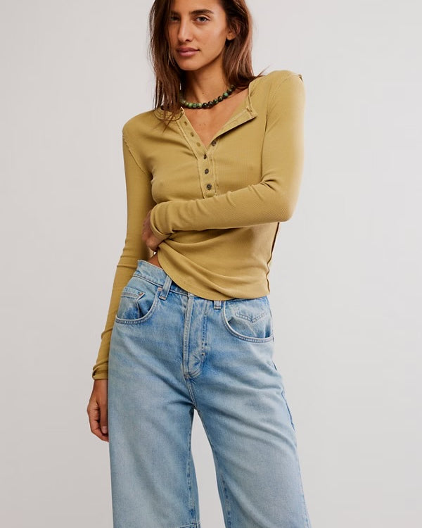 FREE PEOPLE JAMIE HENLEY - DRIED TOBACCO