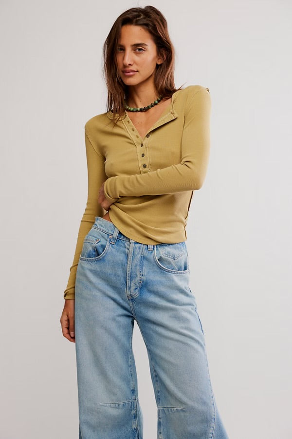 FREE PEOPLE JAMIE HENLEY - DRIED TOBACCO