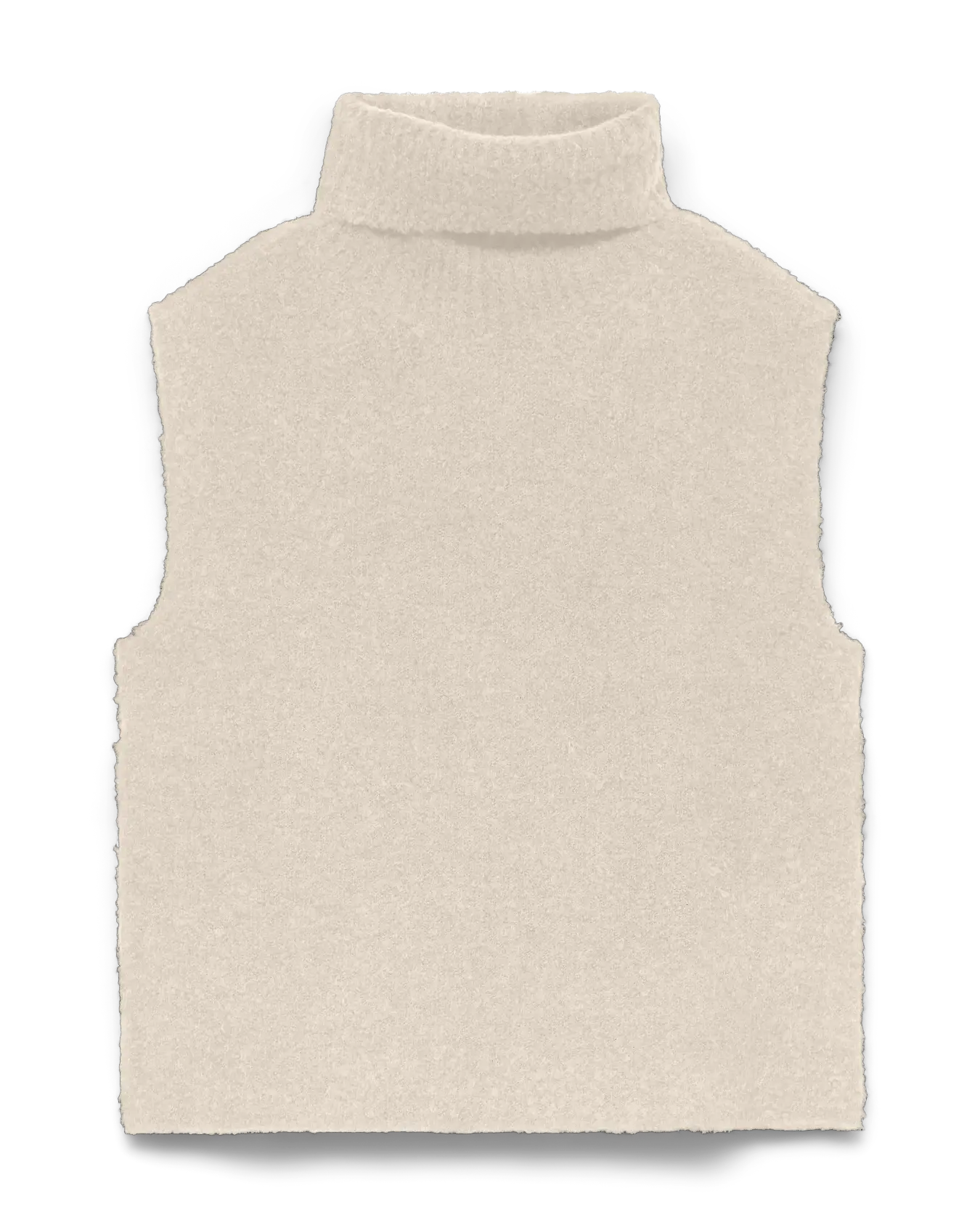 VM EVERLEE ROLLNECK VEST - BIRCH